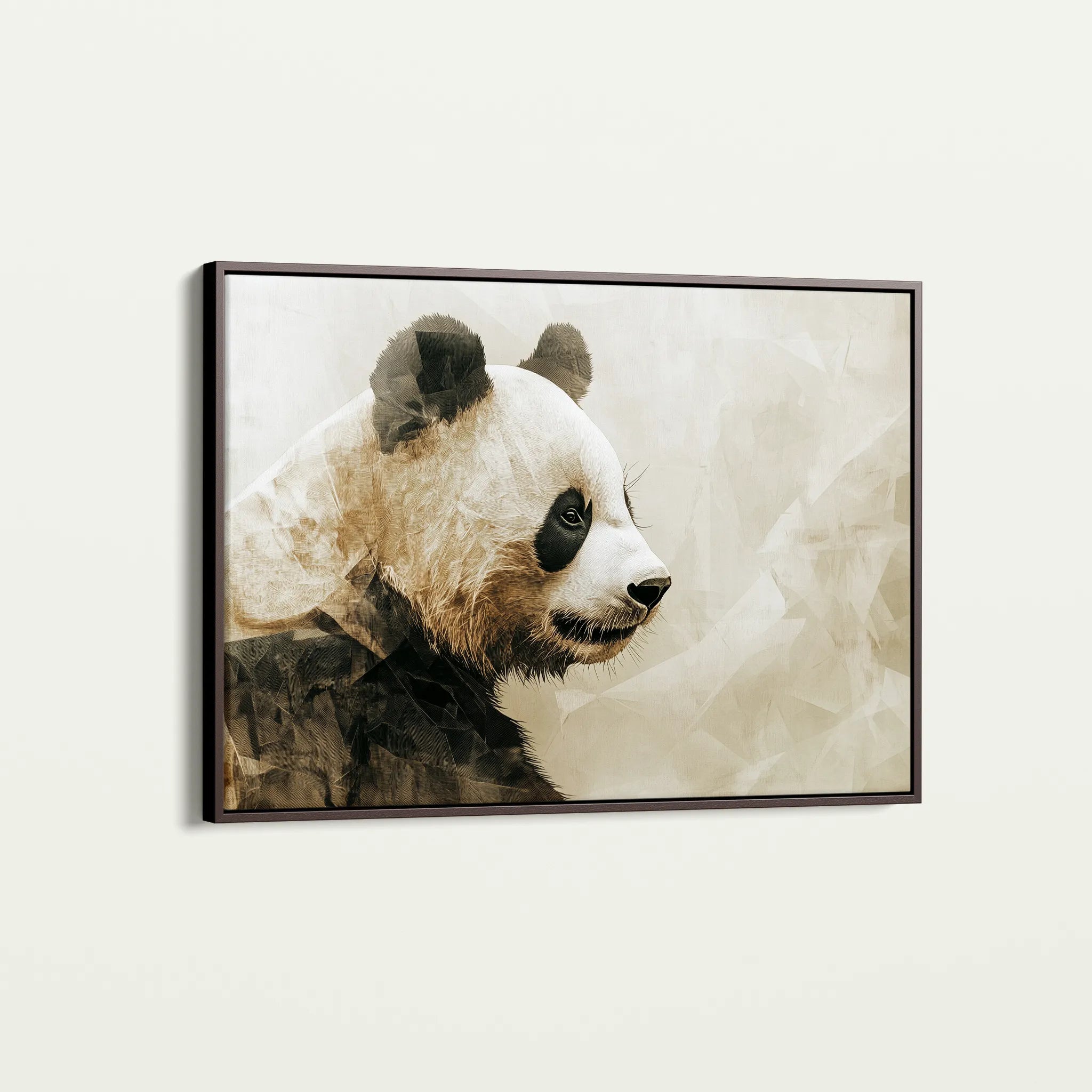 Animals 011 Canvas Art 18" x 24" / 45 x 60 cm / Black
