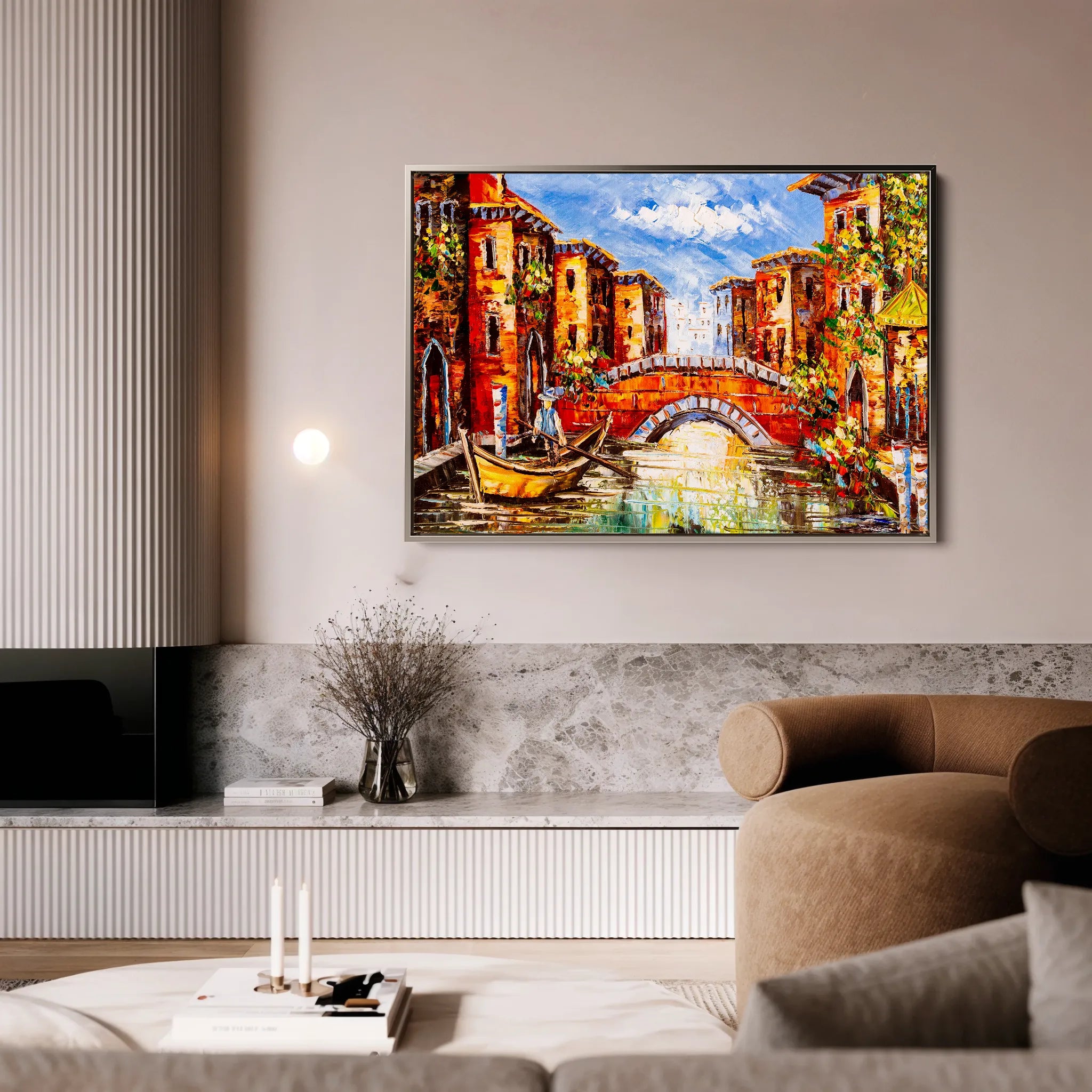 Landscape 011 Canvas Art 18" x 24" / 45 x 60 cm / Black