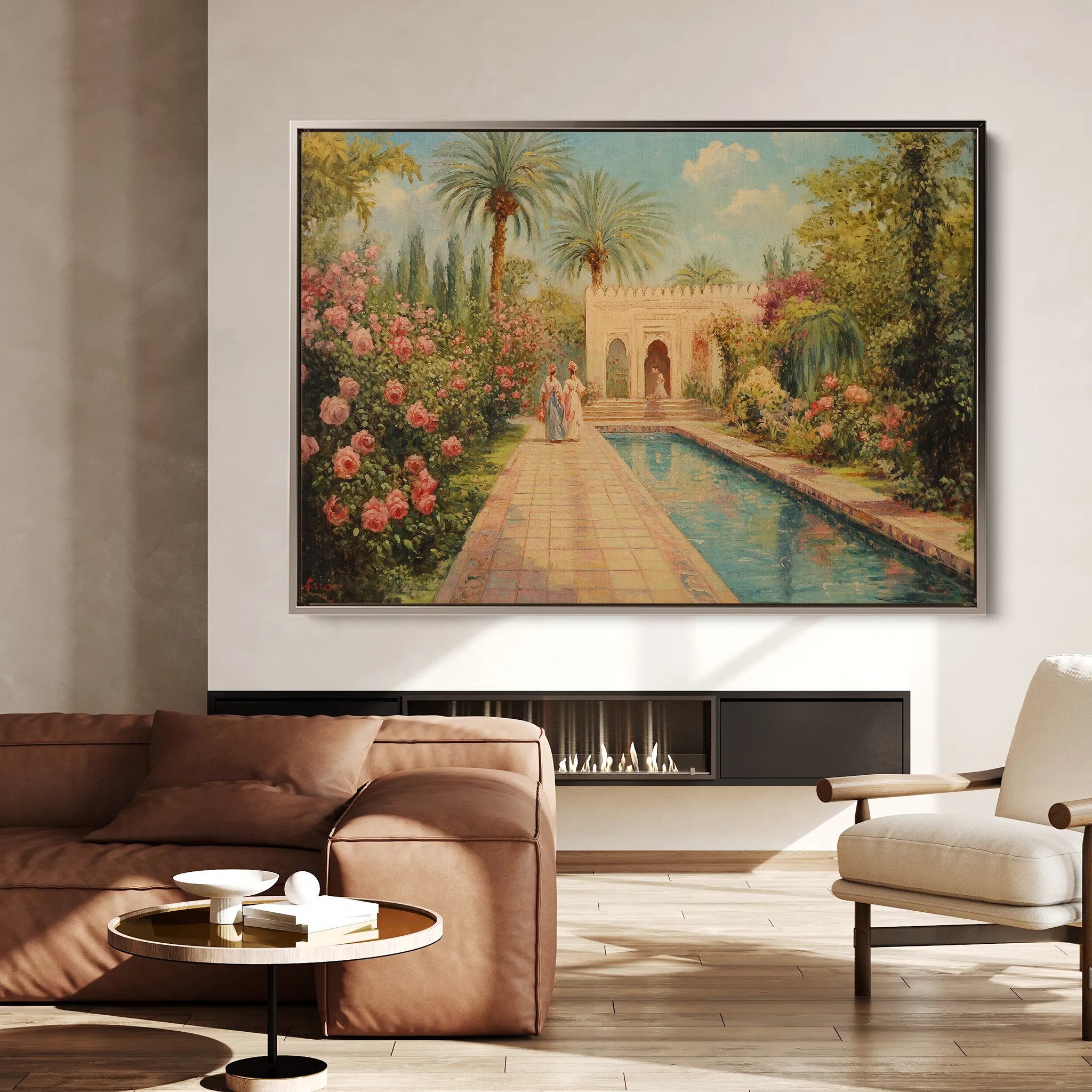 Orientalist 011 Canvas Art 18" x 24" / 45 x 60 cm / Black