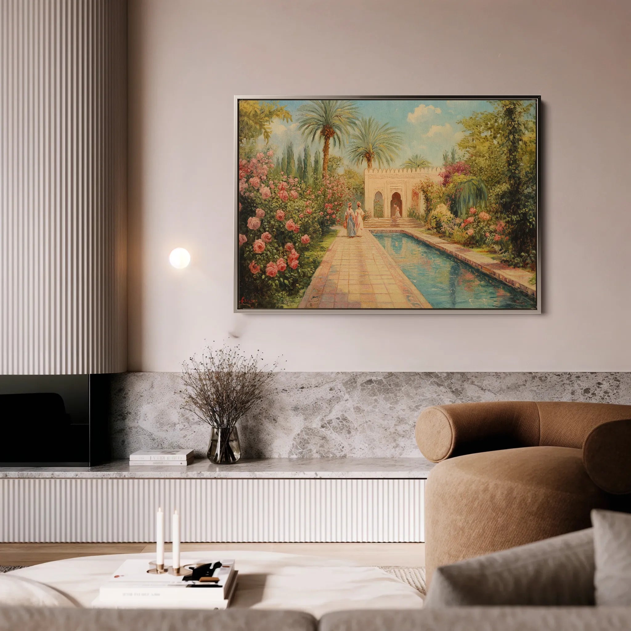 Orientalist 011 Canvas Art 18" x 24" / 45 x 60 cm / Black