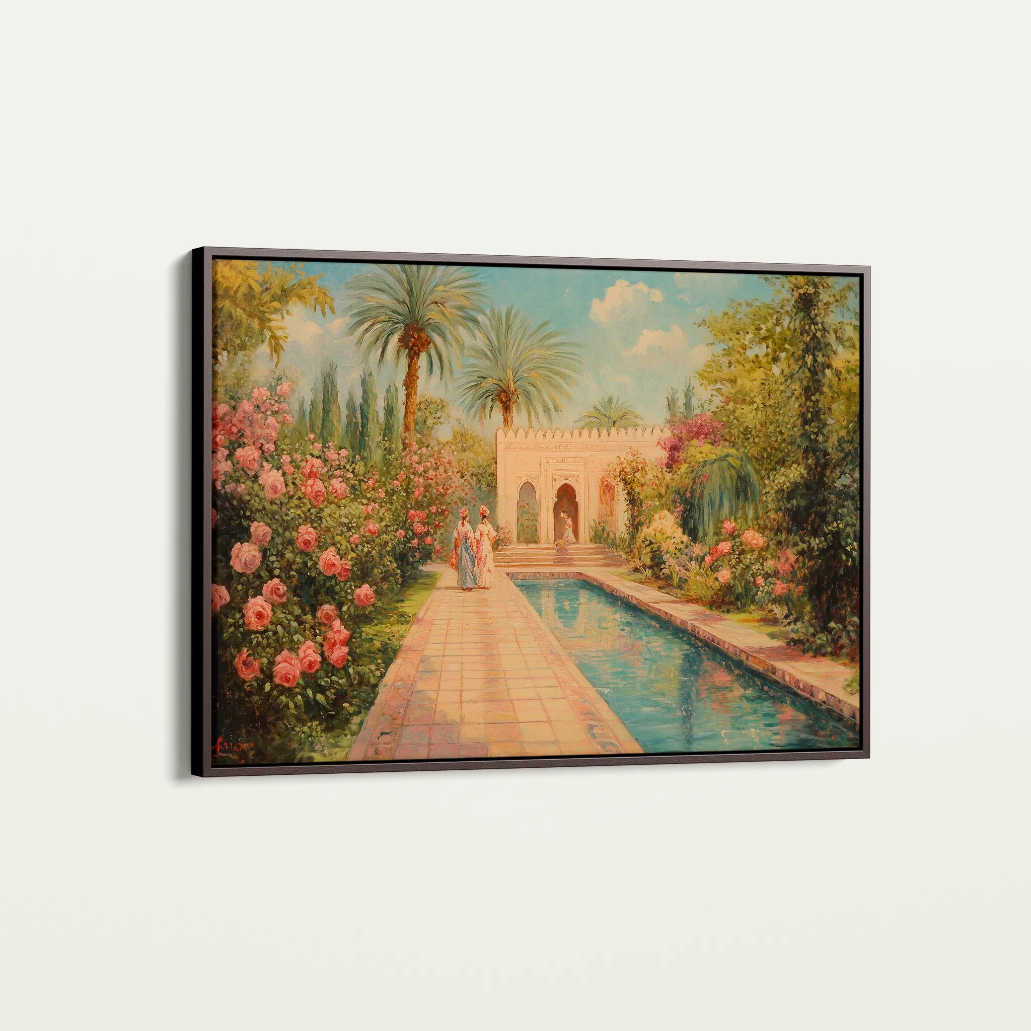 Orientalist 011 Canvas Art 18" x 24" / 45 x 60 cm / Black