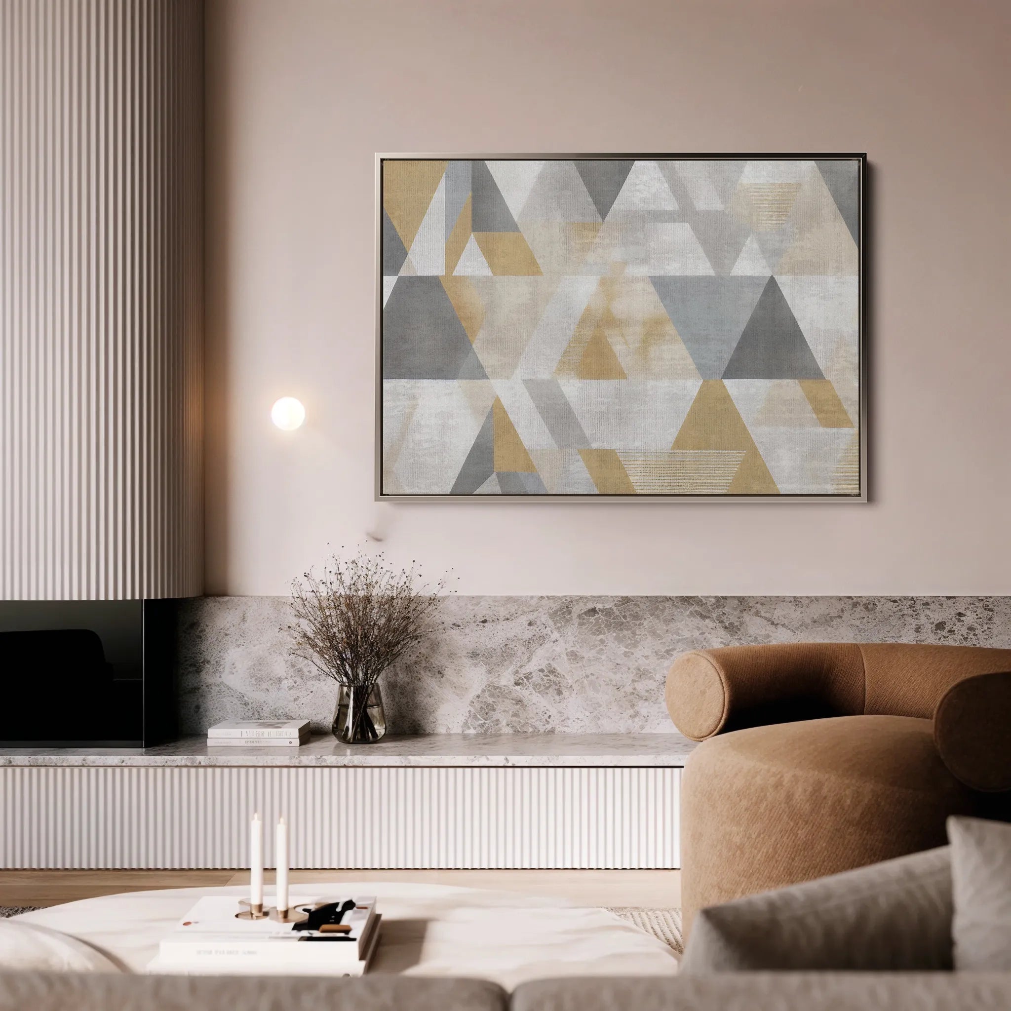 Abstract 012 Canvas Art 18" x 24" / 45 x 60 cm / Black