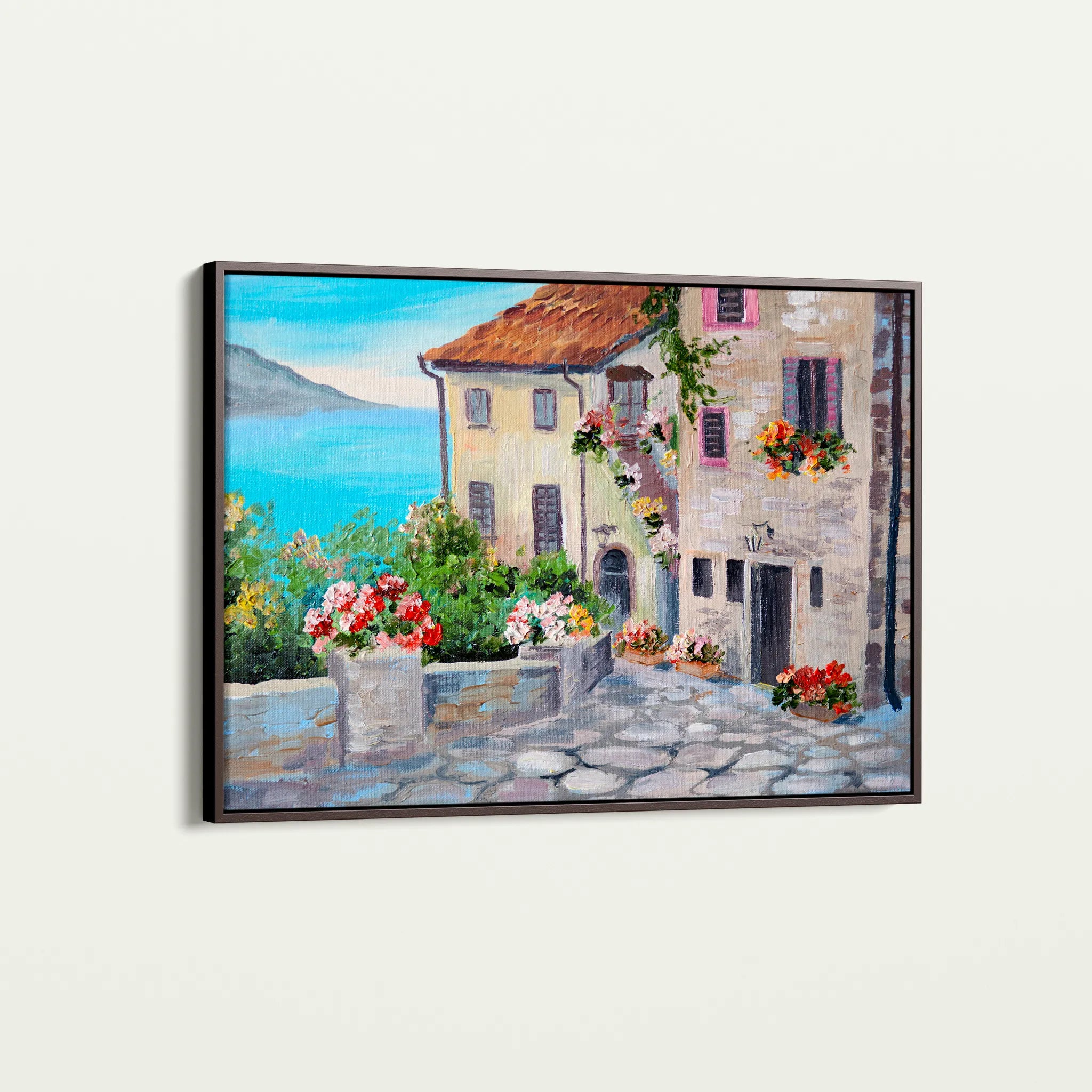 Landscape 012 Canvas Art 18" x 24" / 45 x 60 cm / Black