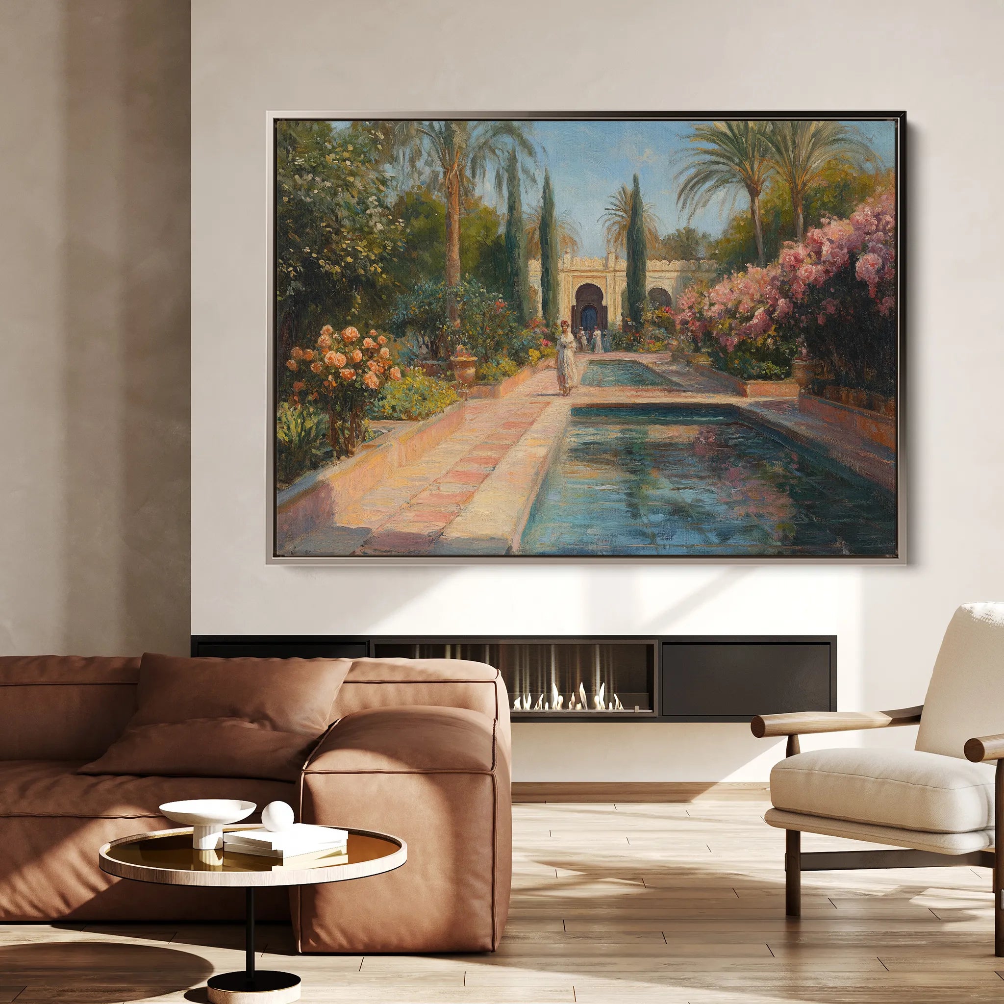Orientalist 012 Canvas Art 18" x 24" / 45 x 60 cm / Black