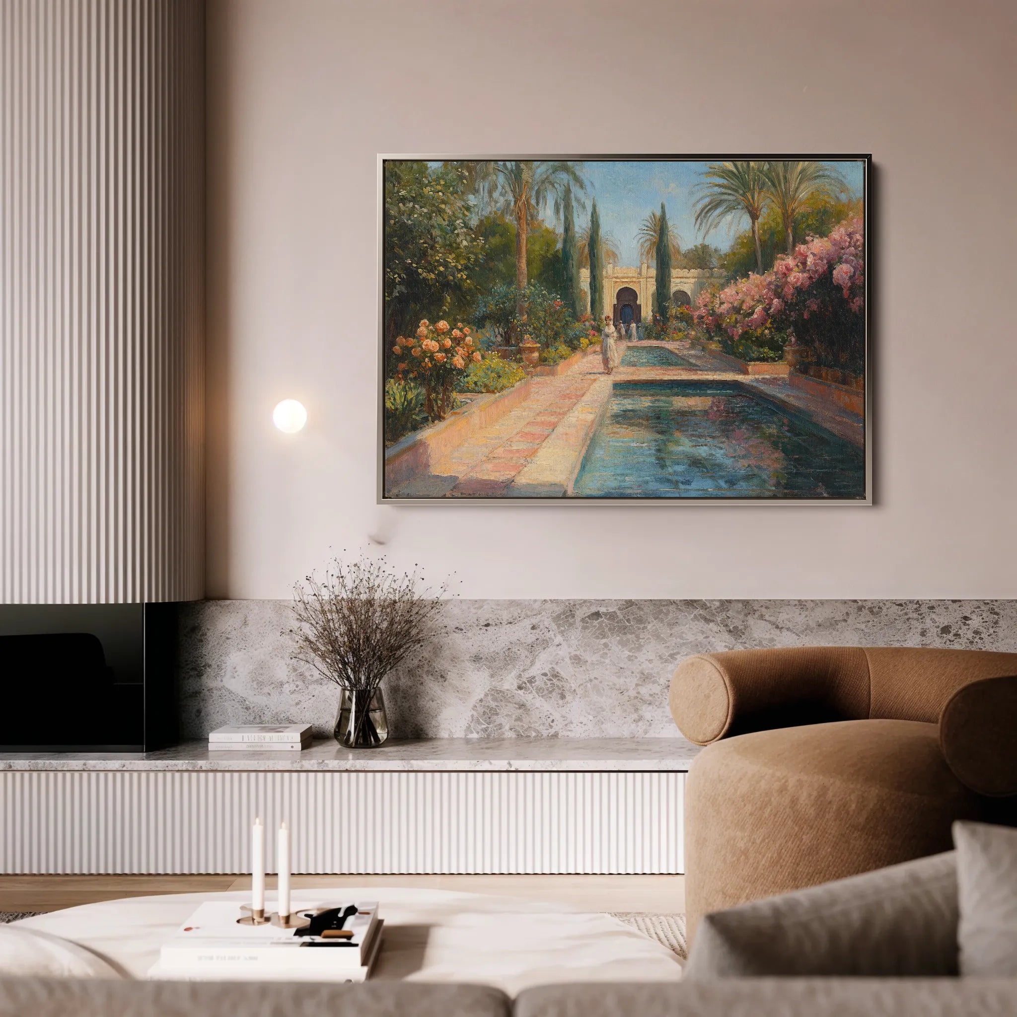 Orientalist 012 Canvas Art 18" x 24" / 45 x 60 cm / Black