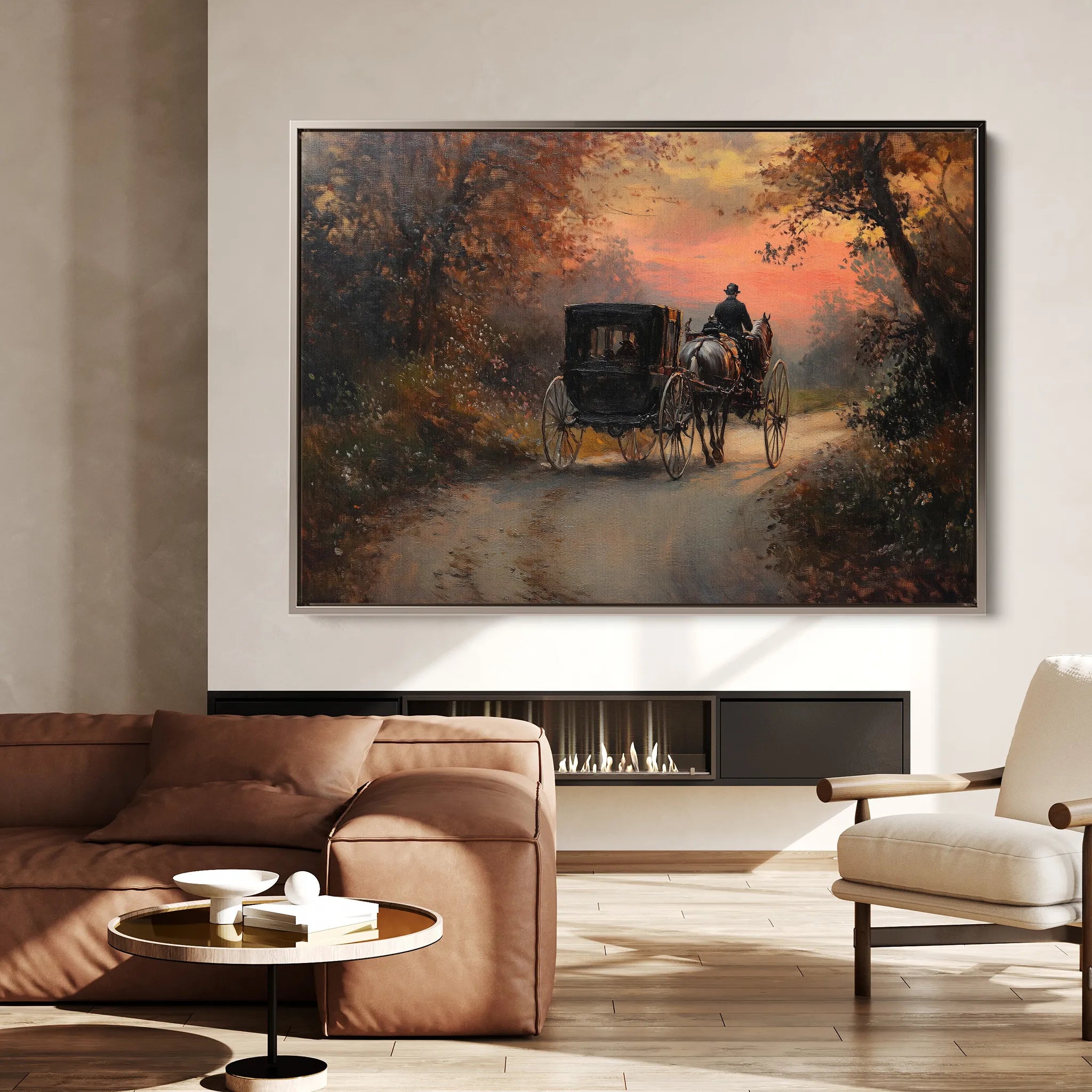 Classic 013 Canvas Art 18" x 24" / 45 x 60 cm / Black