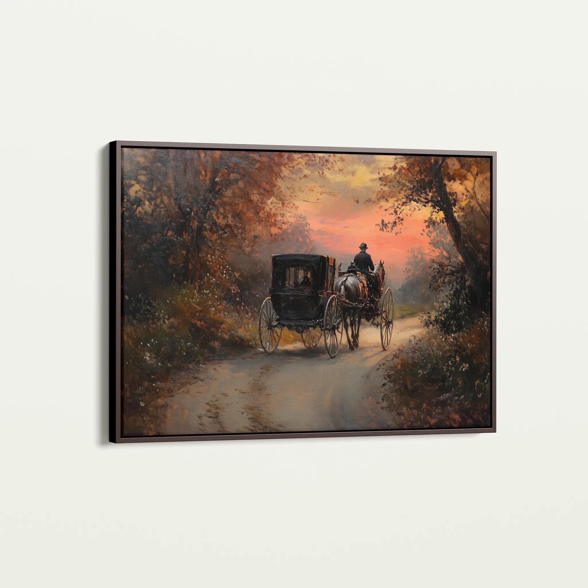 Classic 013 Canvas Art 18" x 24" / 45 x 60 cm / Black