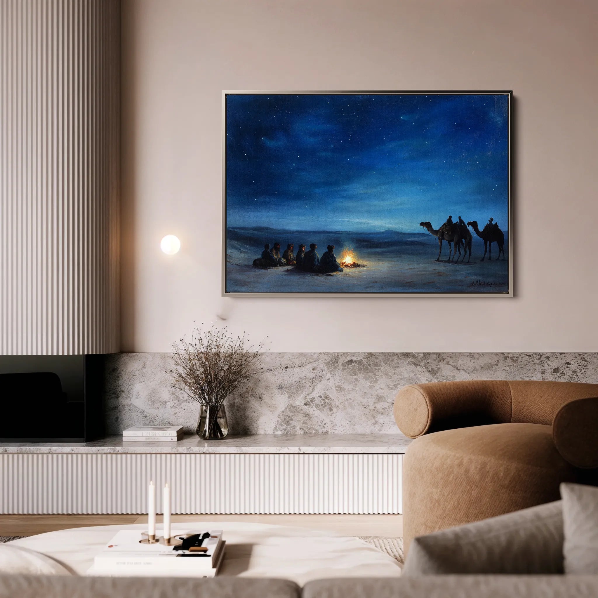 Orientalist 013 Canvas Art 18" x 24" / 45 x 60 cm / Black