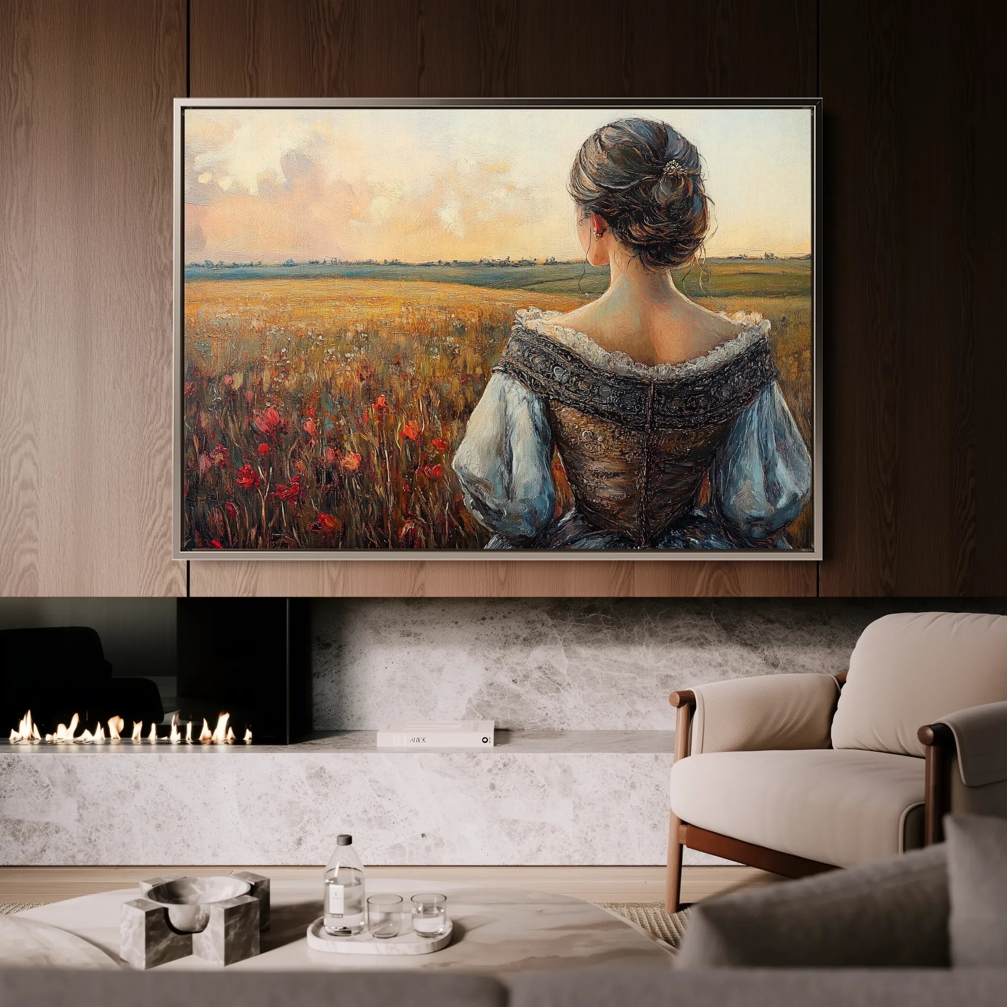 Classic 014 Canvas Art 18" x 24" / 45 x 60 cm / Black