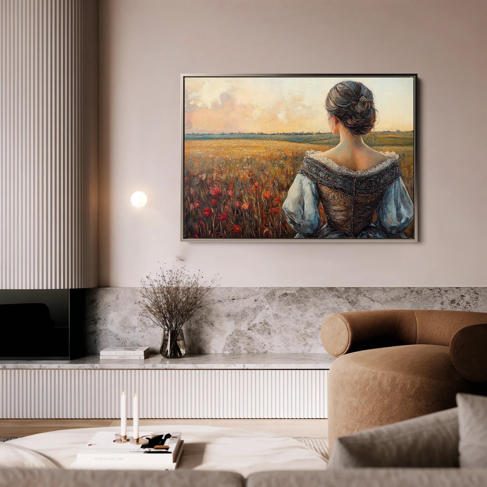 Classic 014 Canvas Art 18" x 24" / 45 x 60 cm / Black