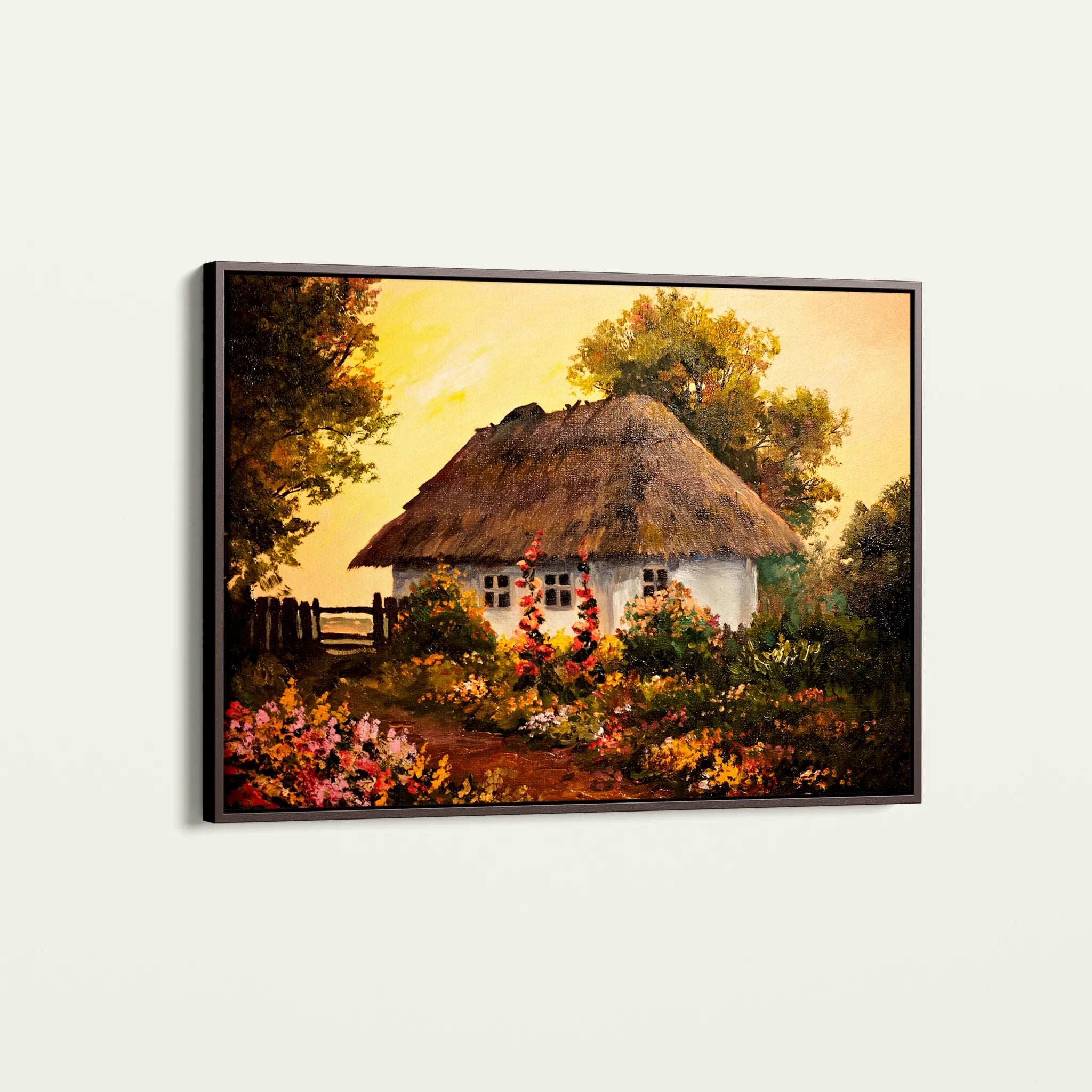 Landscape 014 Canvas Art 18" x 24" / 45 x 60 cm / Black