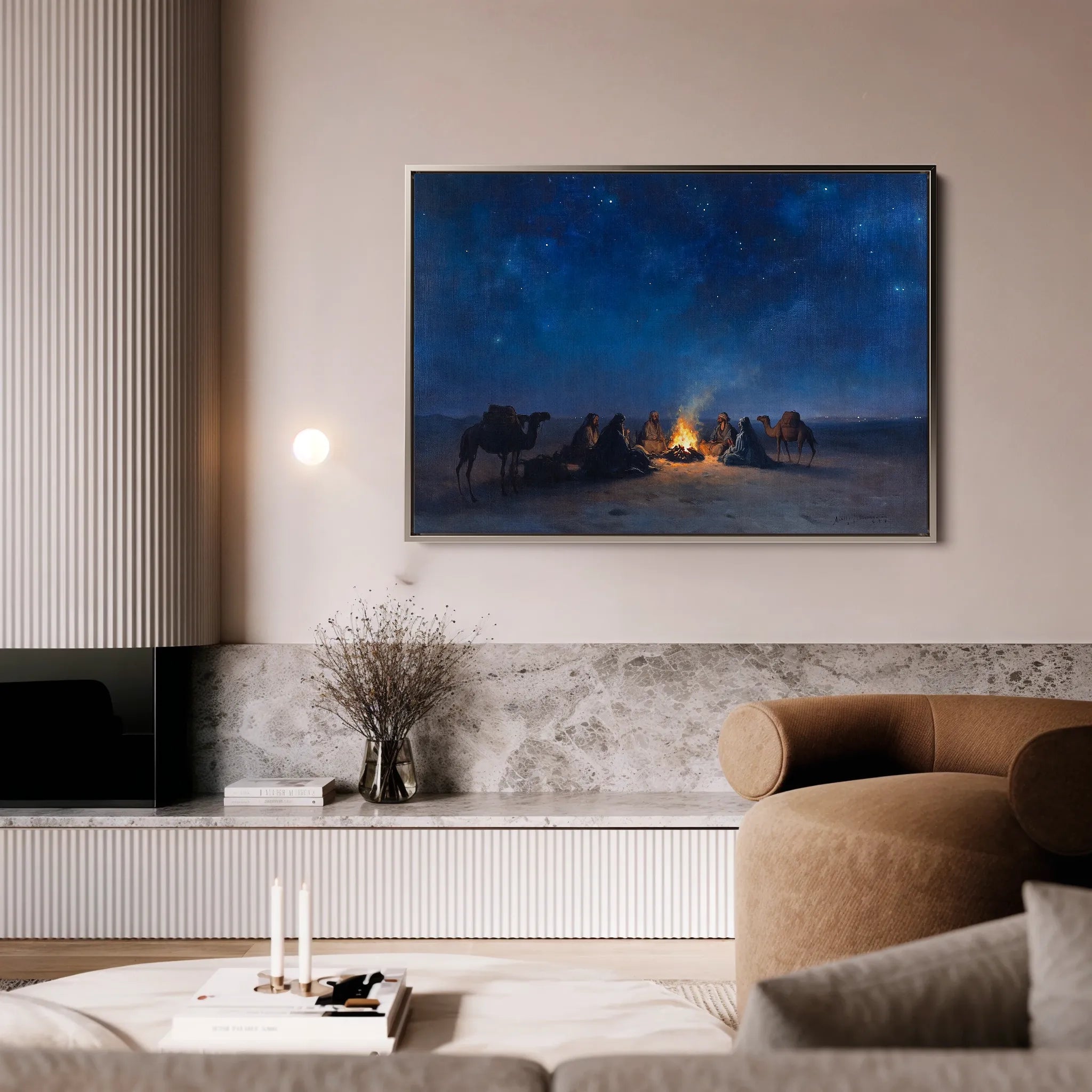 Orientalist 014 Canvas Art 18" x 24" / 45 x 60 cm / Black