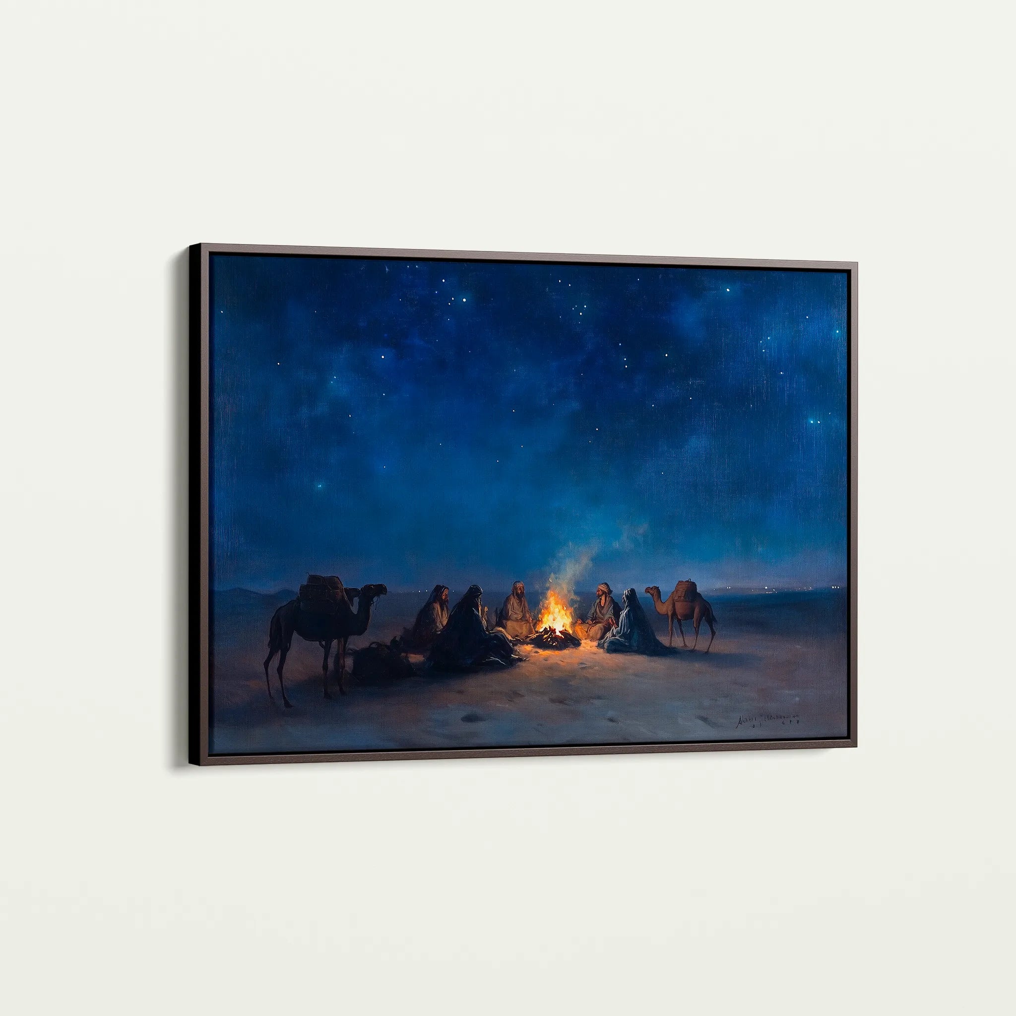 Orientalist 014 Canvas Art 18" x 24" / 45 x 60 cm / Black