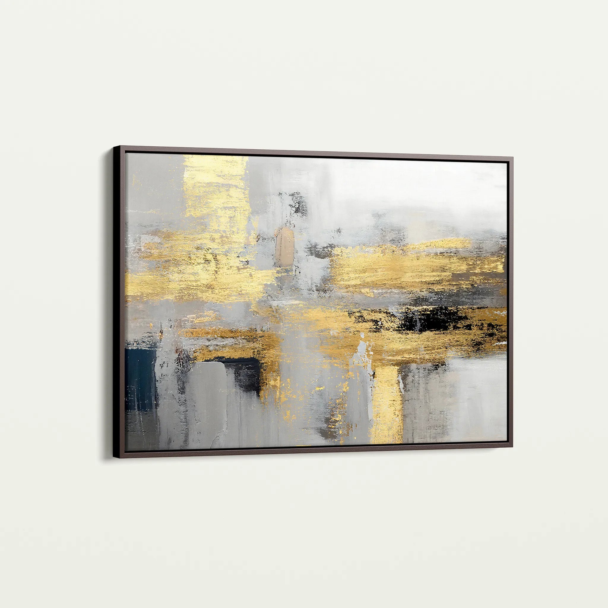 Abstract 015 Canvas Art 18" x 24" / 45 x 60 cm / Black
