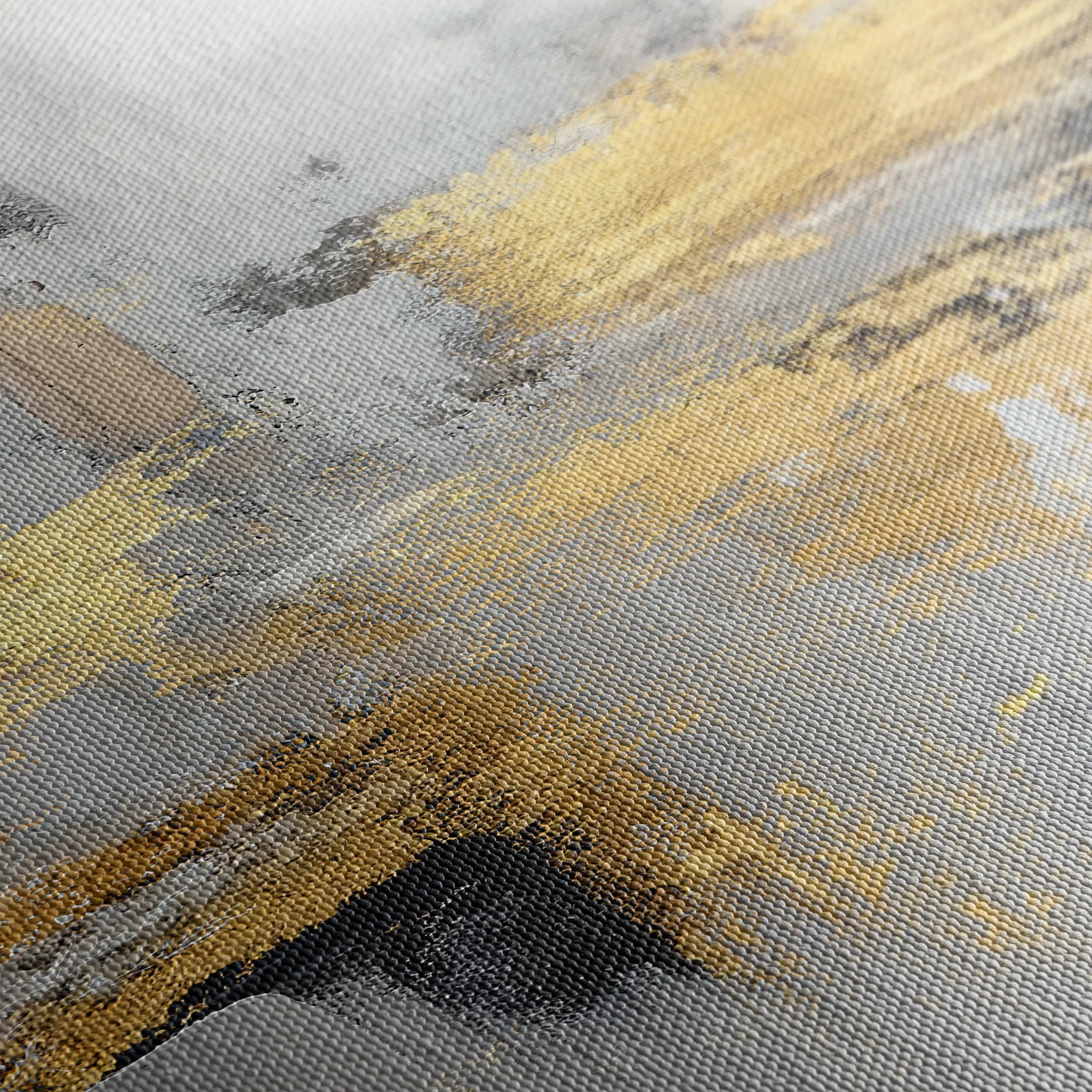 Abstract 015 Canvas Art 18" x 24" / 45 x 60 cm / Black