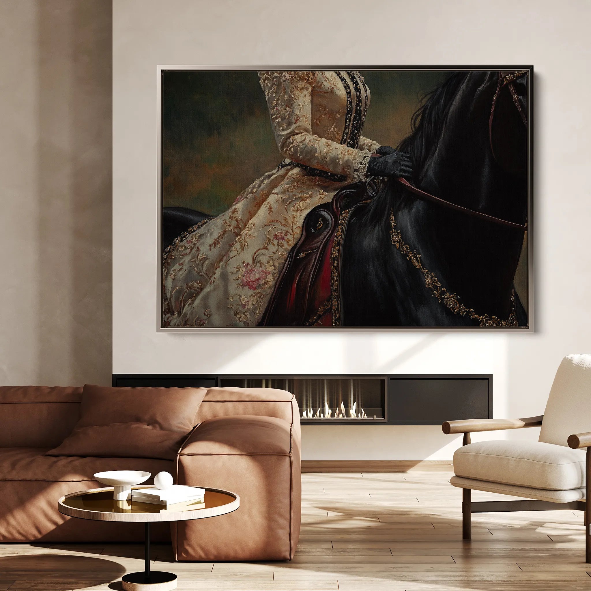 Classic 015 Canvas Art 18" x 24" / 45 x 60 cm / Black