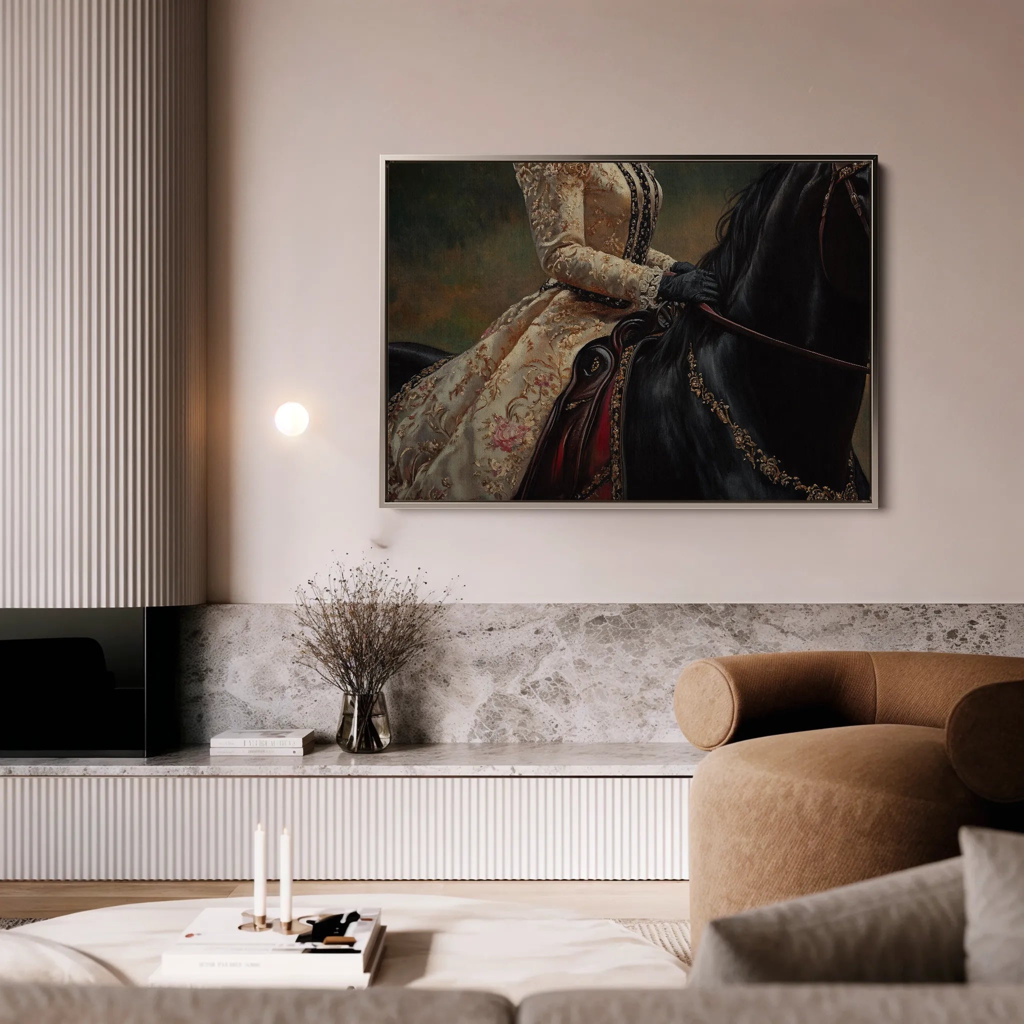 Classic 015 Canvas Art 18" x 24" / 45 x 60 cm / Black