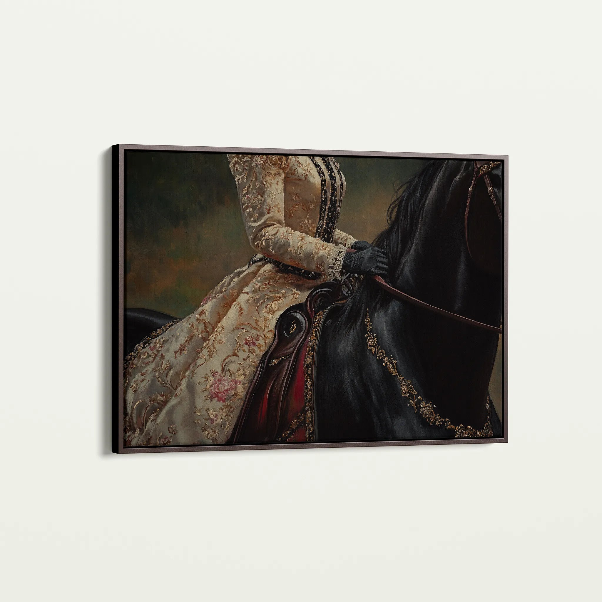 Classic 015 Canvas Art 18" x 24" / 45 x 60 cm / Black