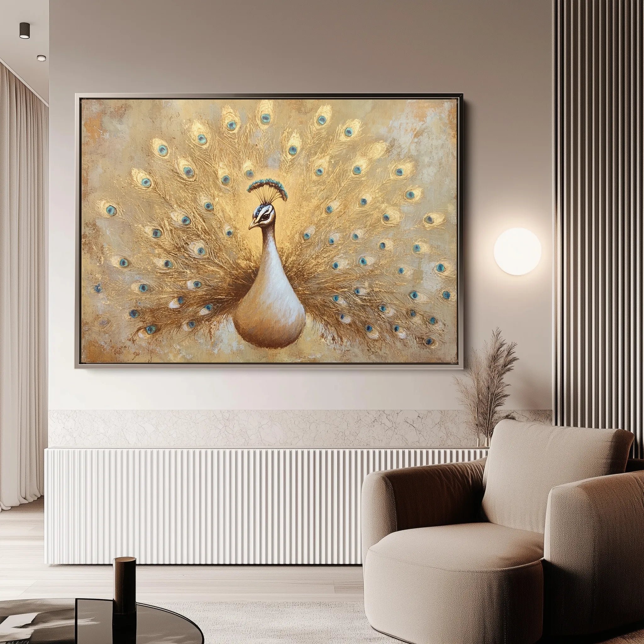 Animals 016 Canvas Art 18" x 24" / 45 x 60 cm / Black