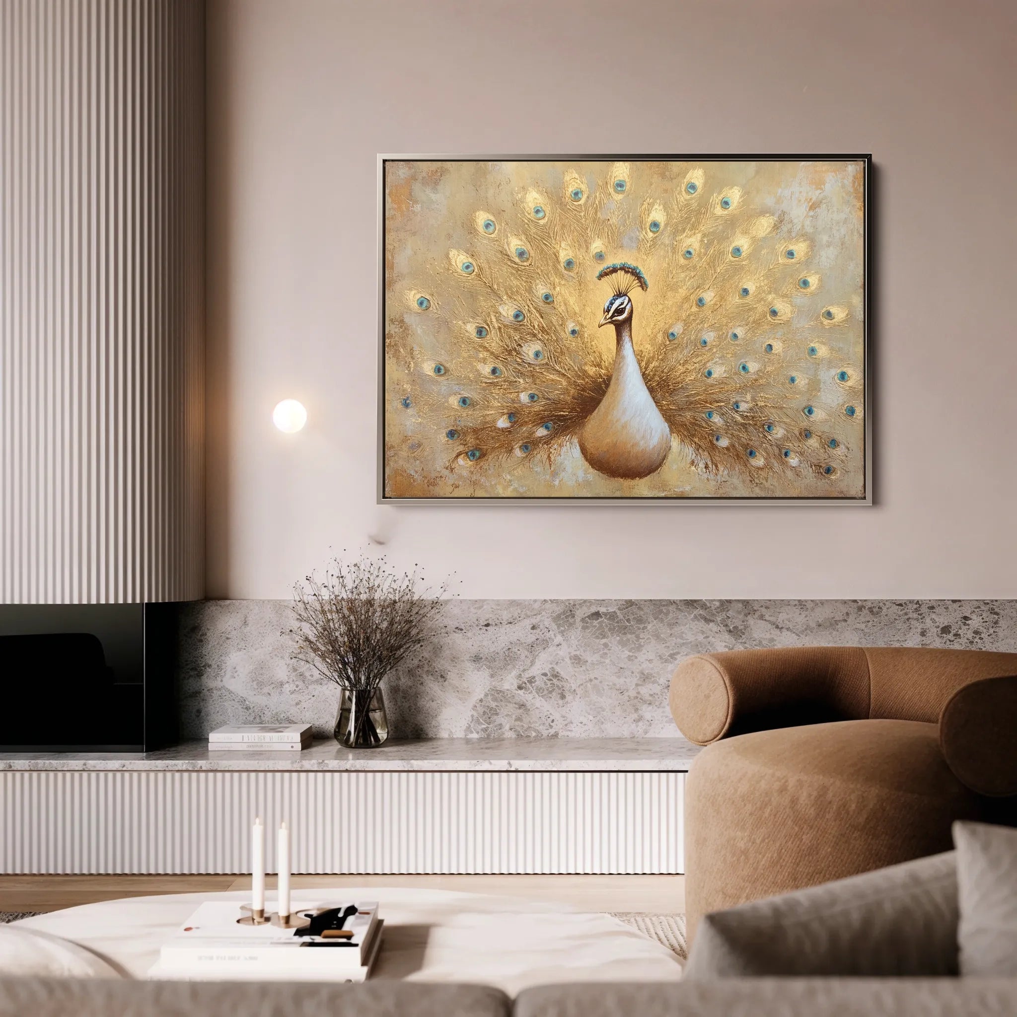 Animals 016 Canvas Art 18" x 24" / 45 x 60 cm / Black