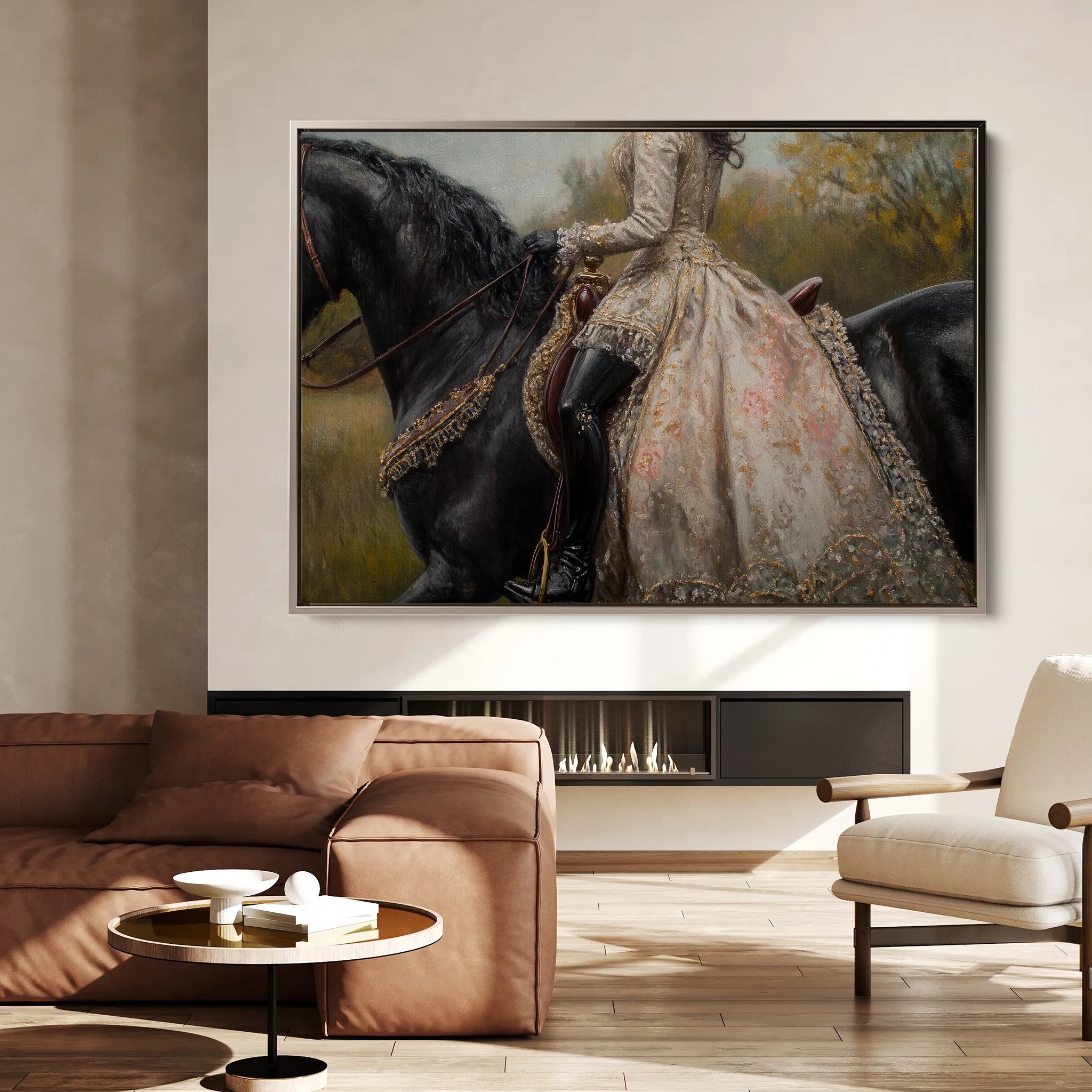 Classic 016 Canvas Art 18" x 24" / 45 x 60 cm / Black