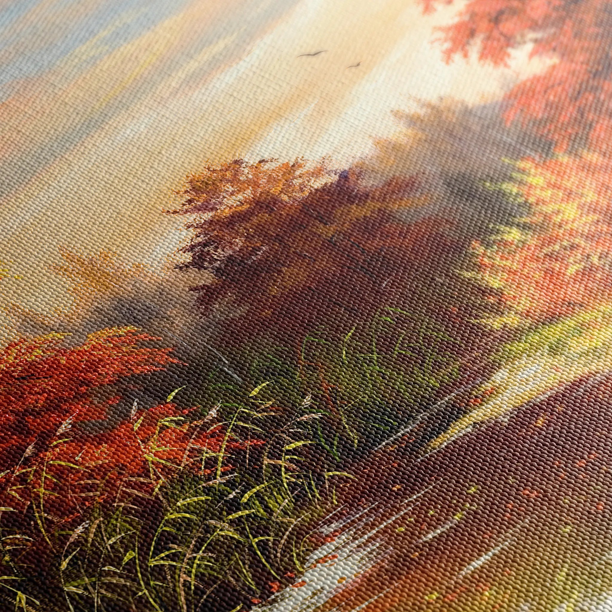 Landscape 016 Canvas Art 18" x 24" / 45 x 60 cm / Black
