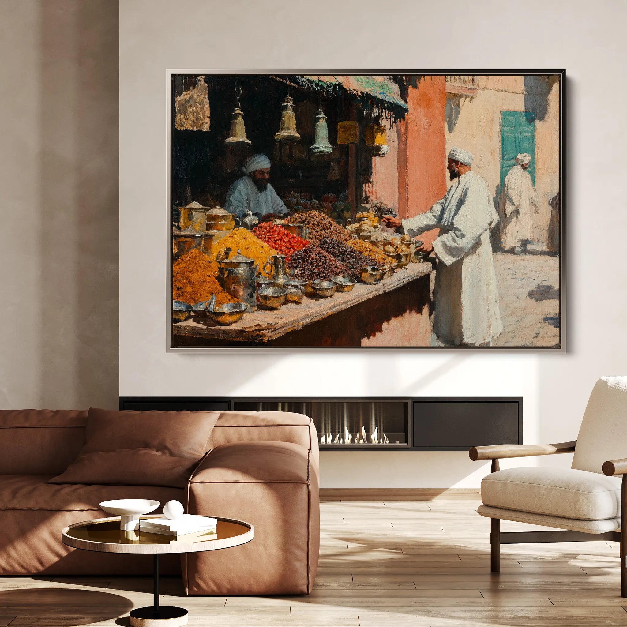 Orientalist 016 Canvas Art 18" x 24" / 45 x 60 cm / Black