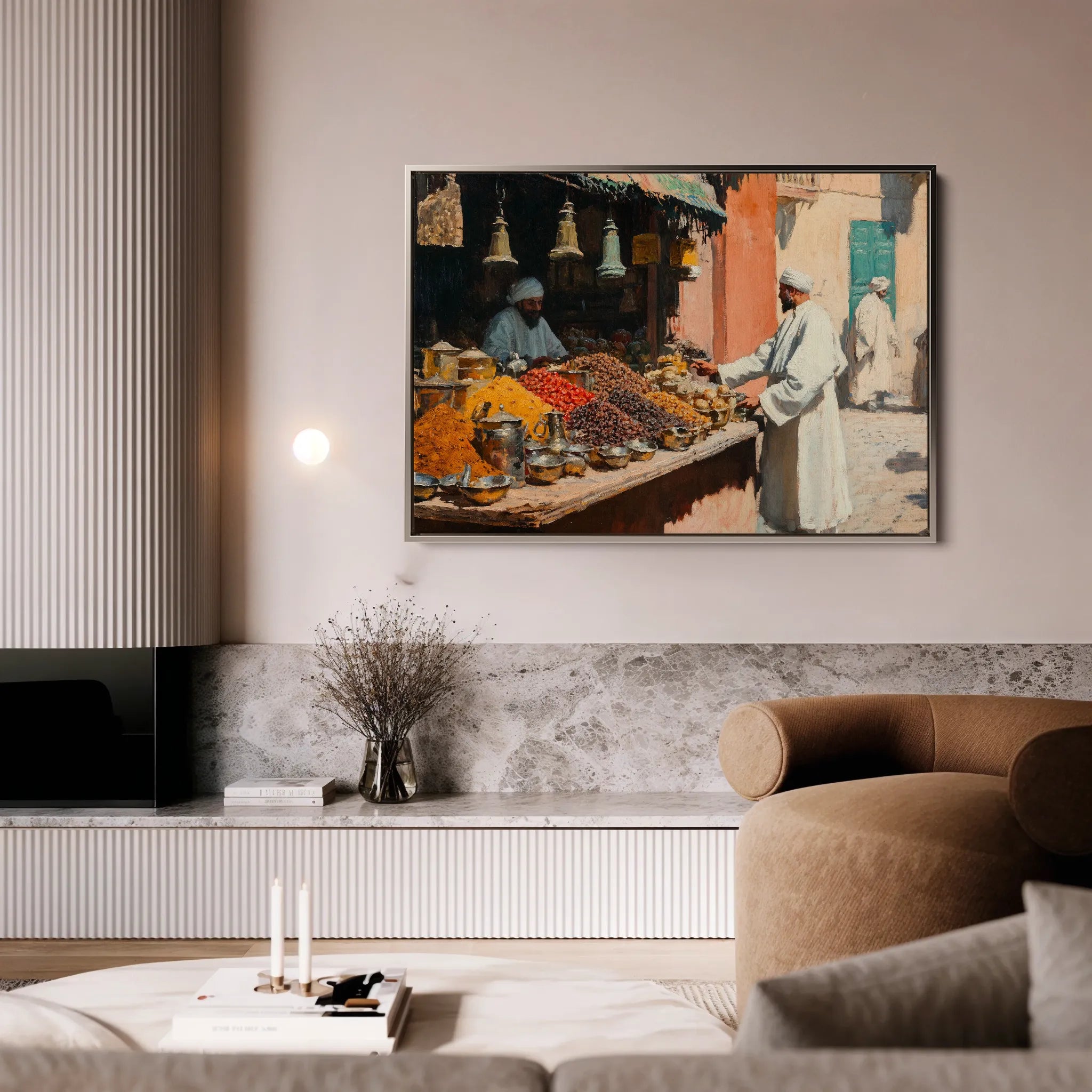Orientalist 016 Canvas Art 18" x 24" / 45 x 60 cm / Black
