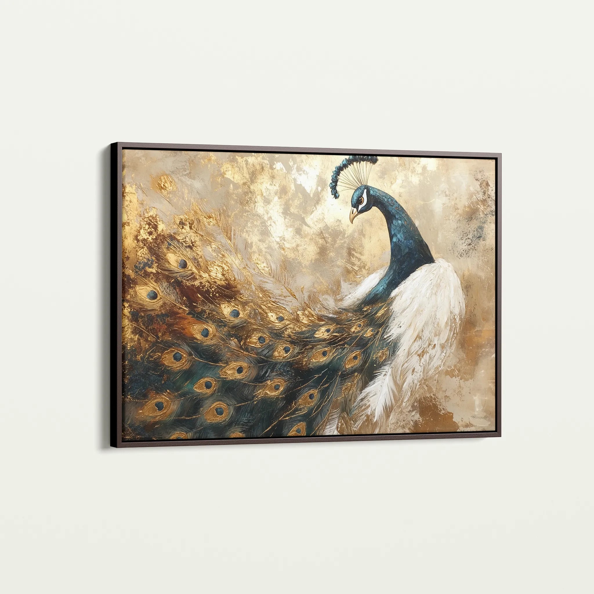 Animals 017 Canvas Art 18" x 24" / 45 x 60 cm / Black