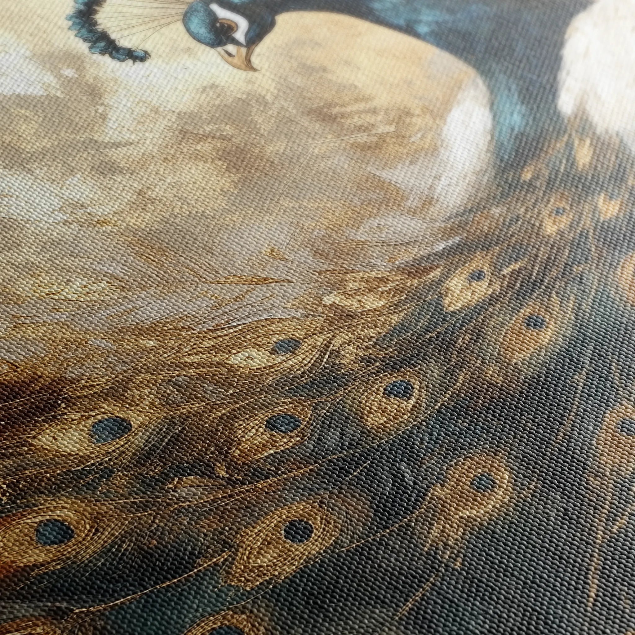 Animals 017 Canvas Art 18" x 24" / 45 x 60 cm / Black
