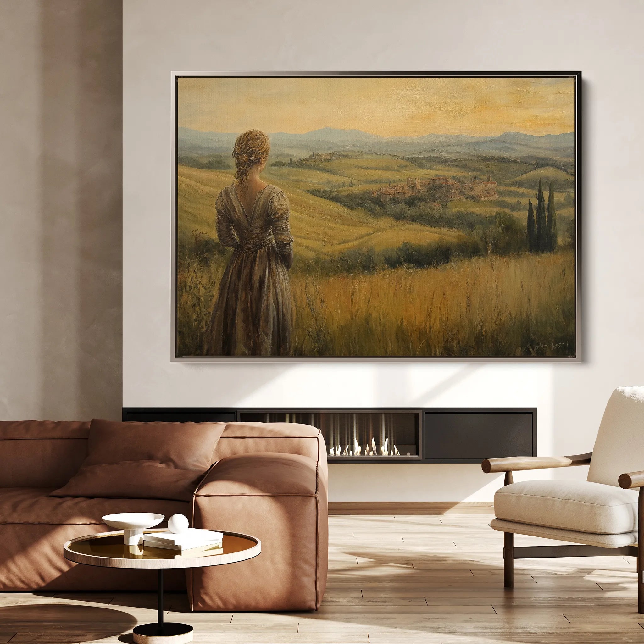 Classic 017 Canvas Art 18" x 24" / 45 x 60 cm / Black
