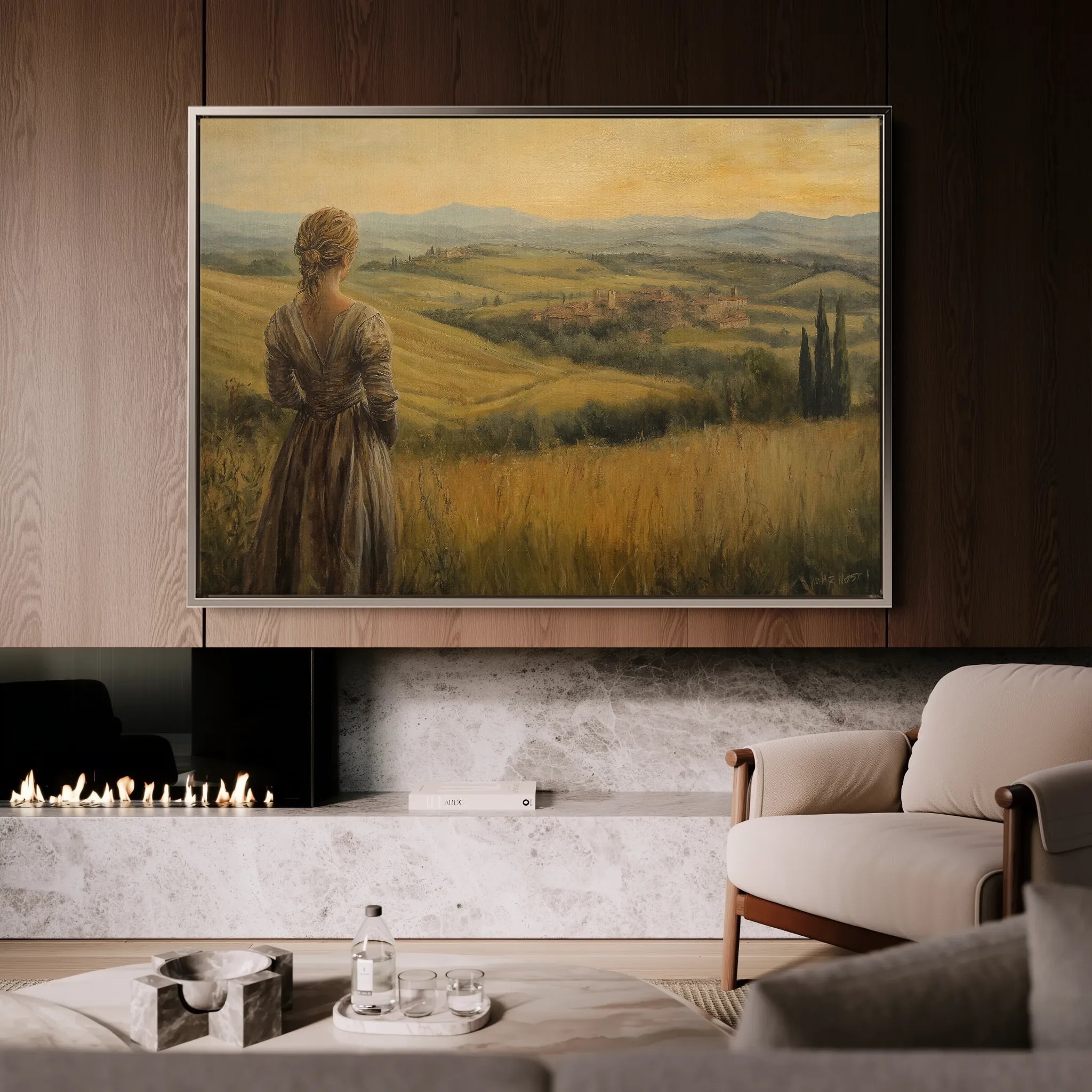 Classic 017 Canvas Art 18" x 24" / 45 x 60 cm / Black