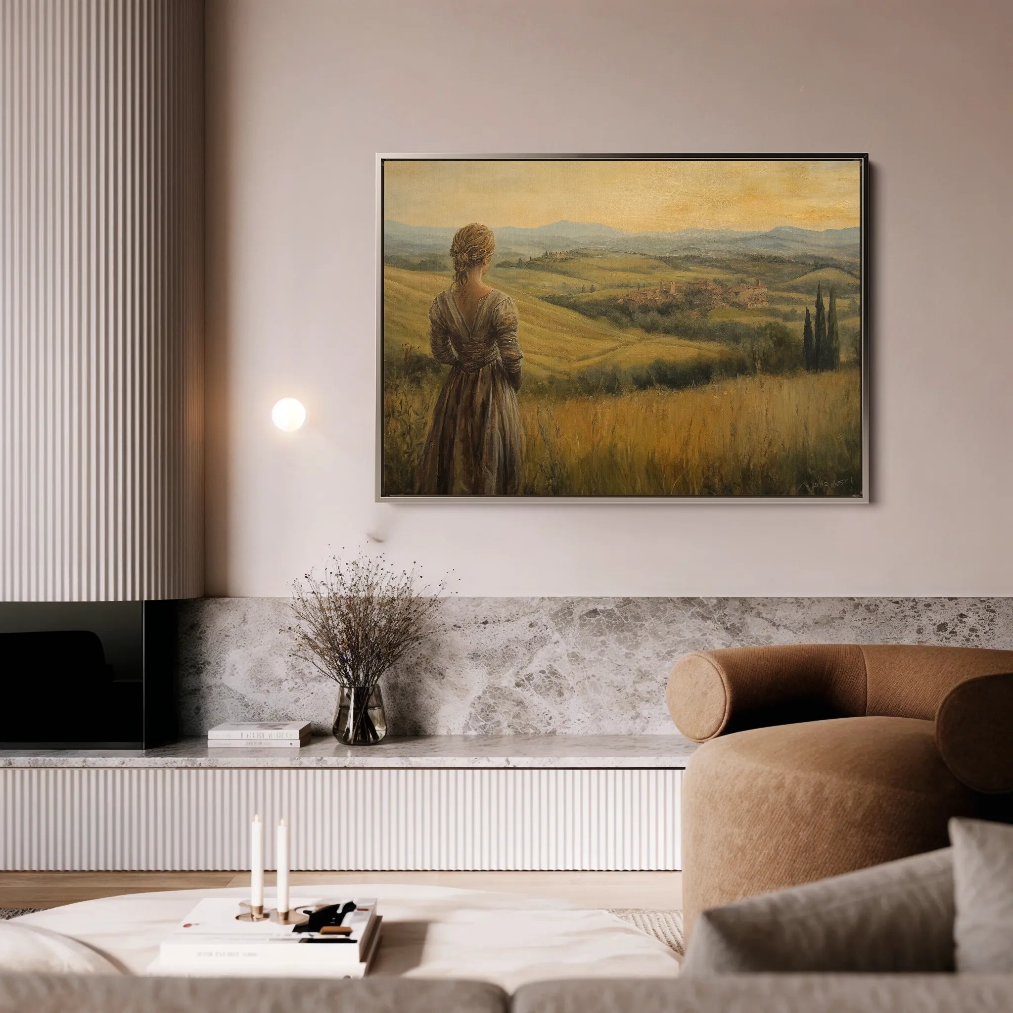 Classic 017 Canvas Art 18" x 24" / 45 x 60 cm / Black