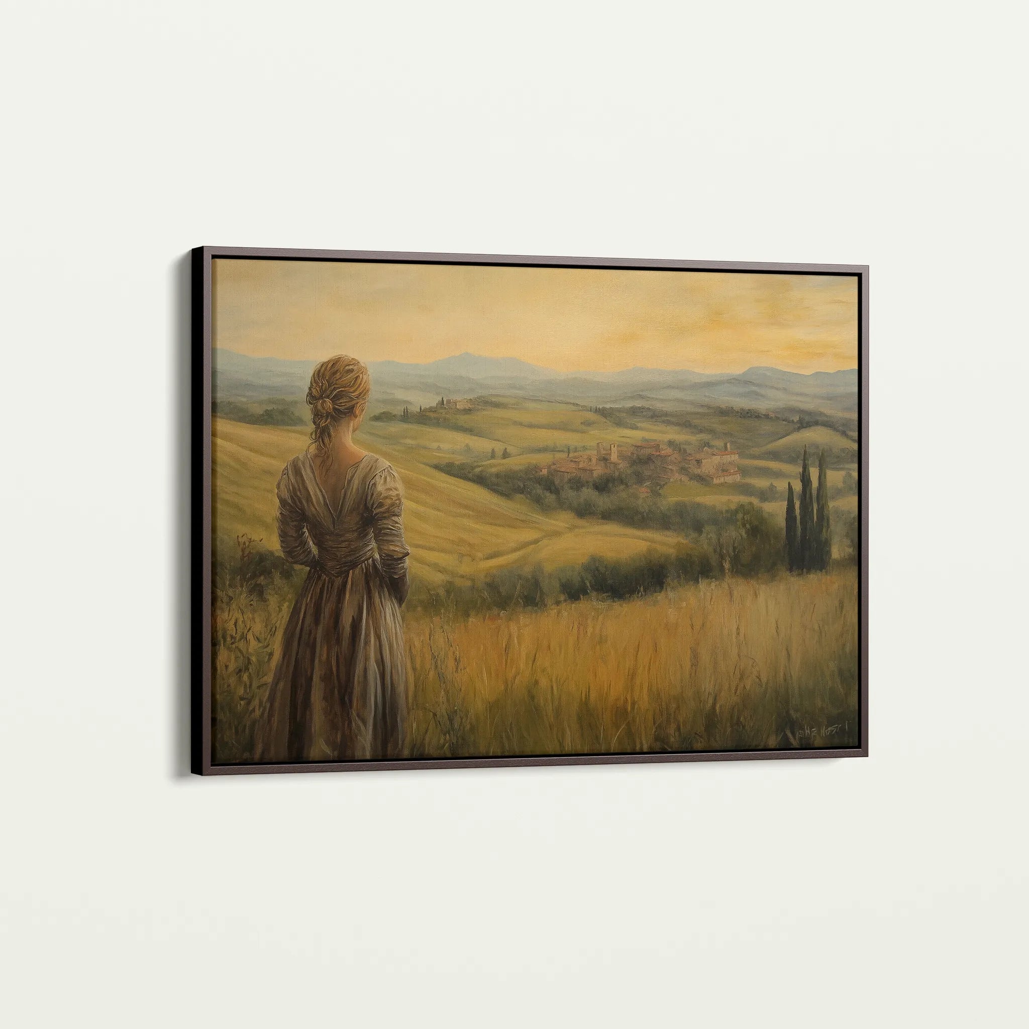 Classic 017 Canvas Art 18" x 24" / 45 x 60 cm / Black