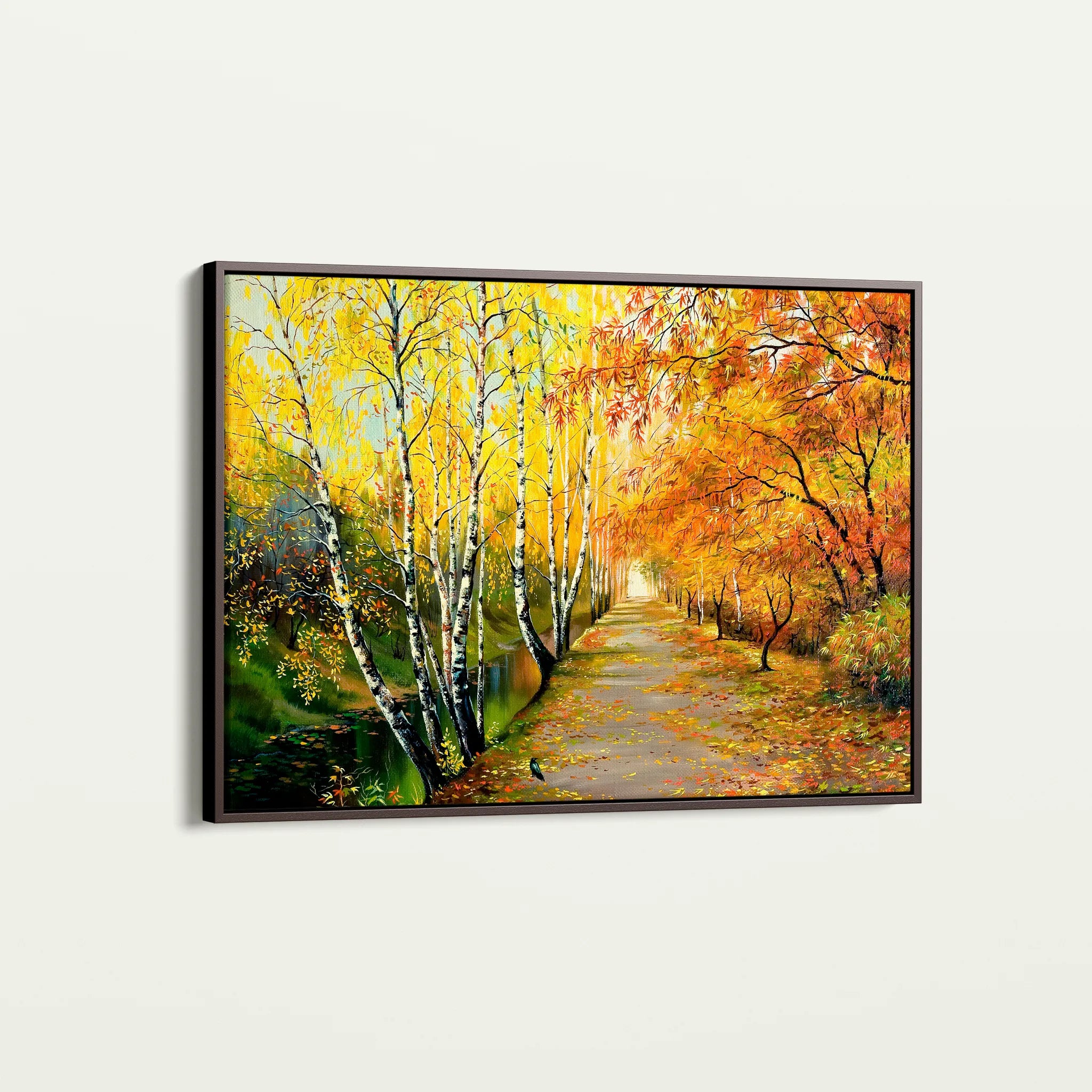 Landscape 017 Canvas Art 18" x 24" / 45 x 60 cm / Black