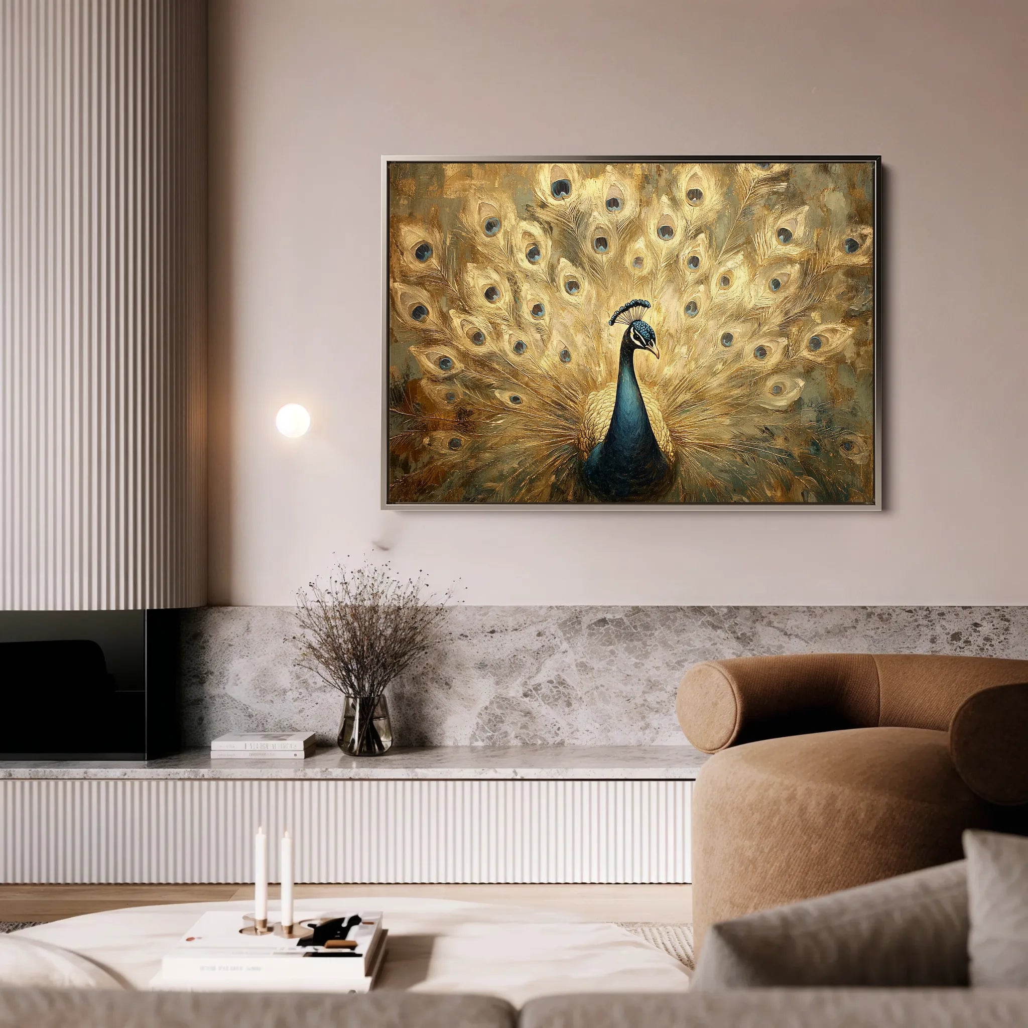 Animals 018 Canvas Art 18" x 24" / 45 x 60 cm / Black