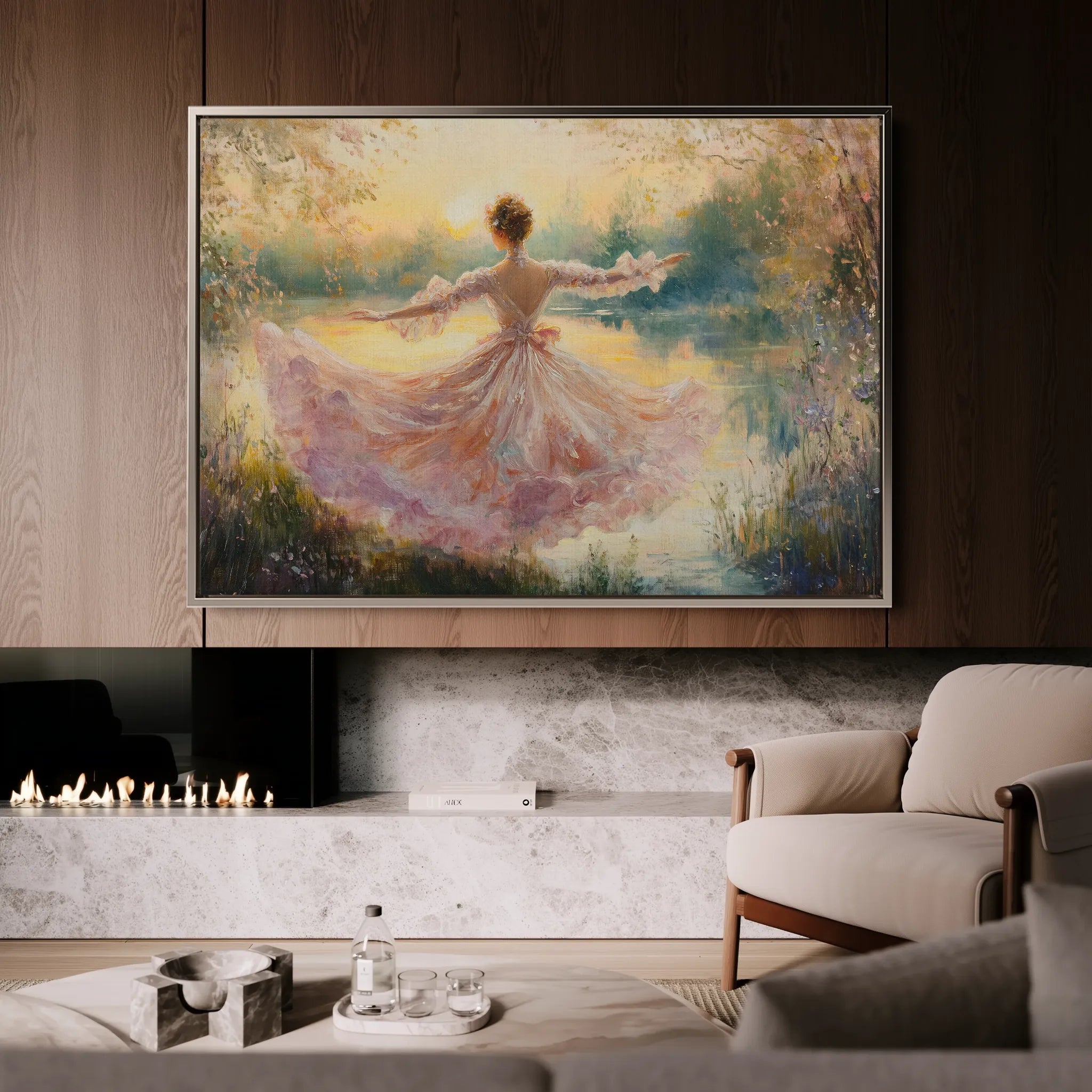 Classic 018 Canvas Art 18" x 24" / 45 x 60 cm / Black