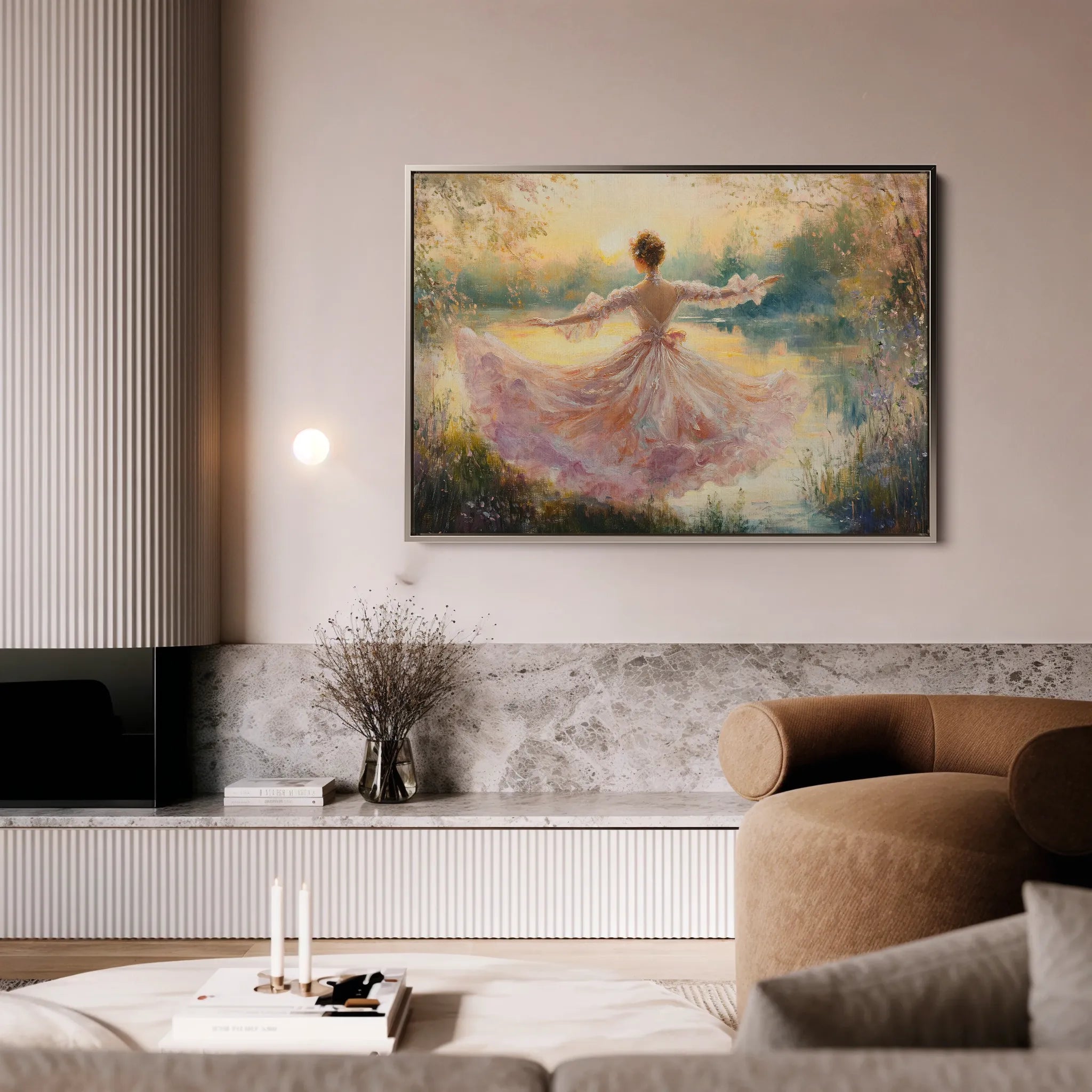 Classic 018 Canvas Art 18" x 24" / 45 x 60 cm / Black