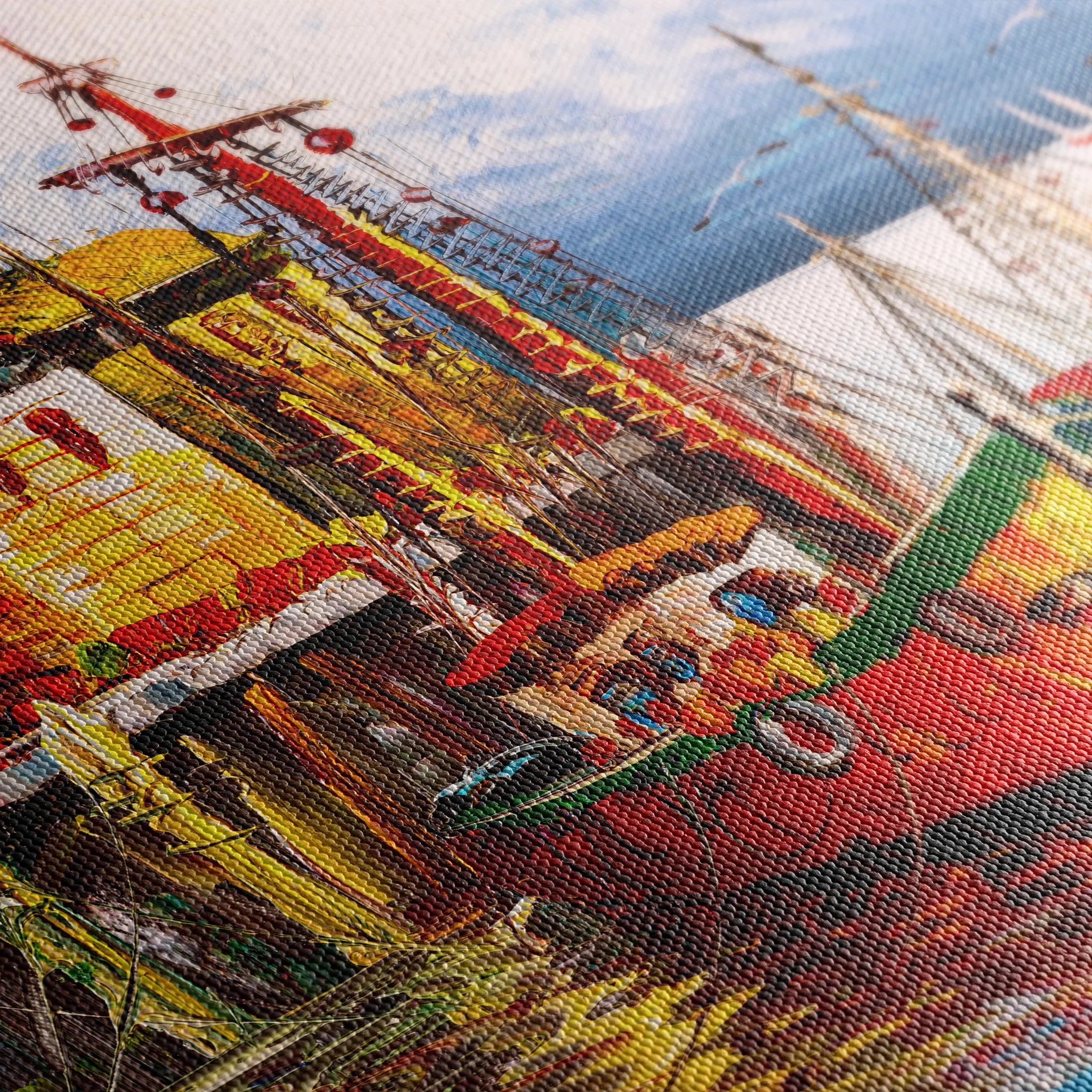 Landscape 018 Canvas Art 18" x 24" / 45 x 60 cm / Black