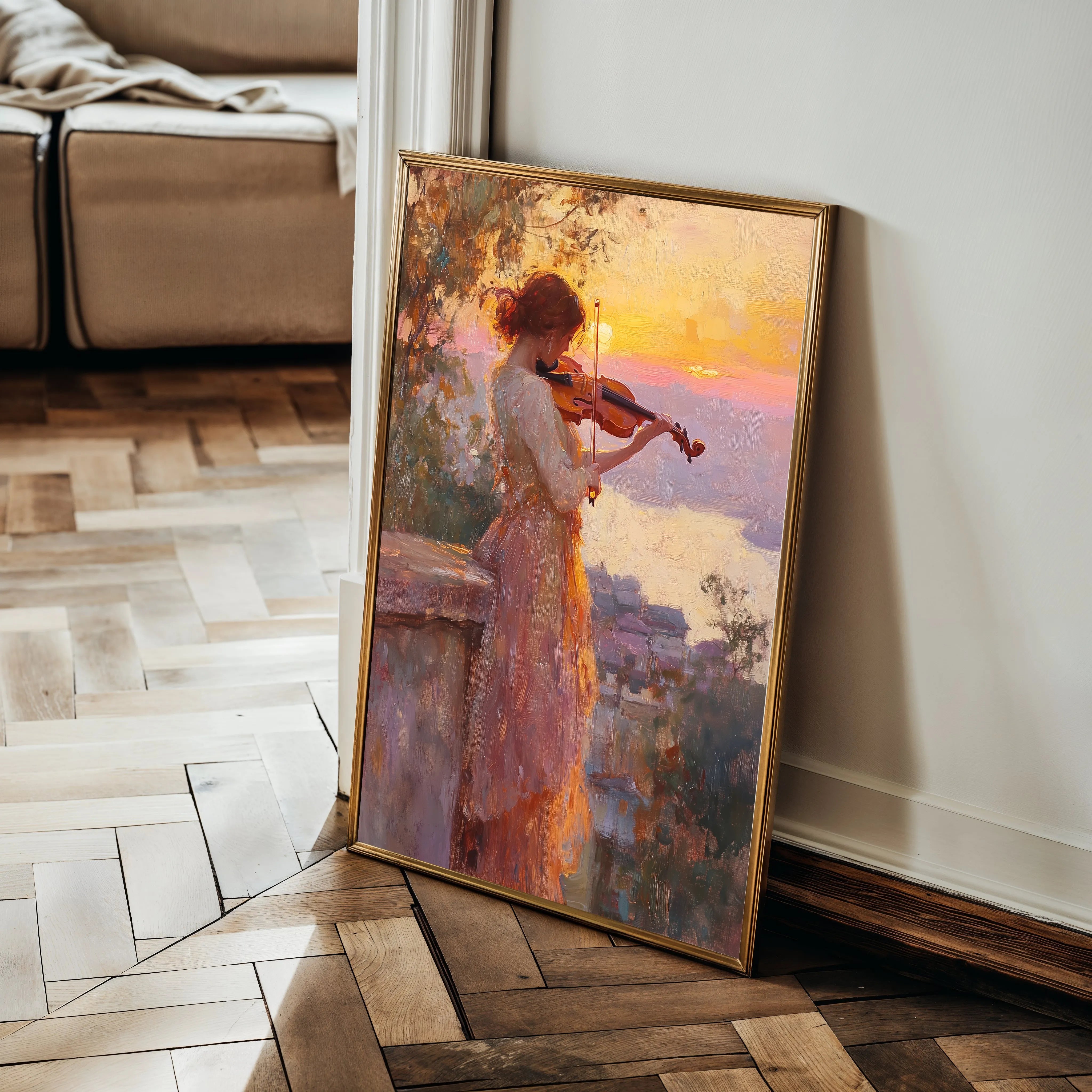 Classic 019 Canvas Art 18" x 24" / 45 x 60 cm / Black