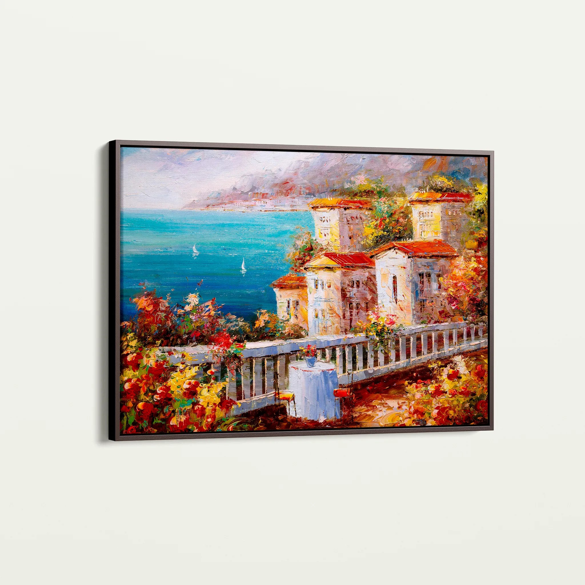 Landscape 019 Canvas Art 18" x 24" / 45 x 60 cm / Black