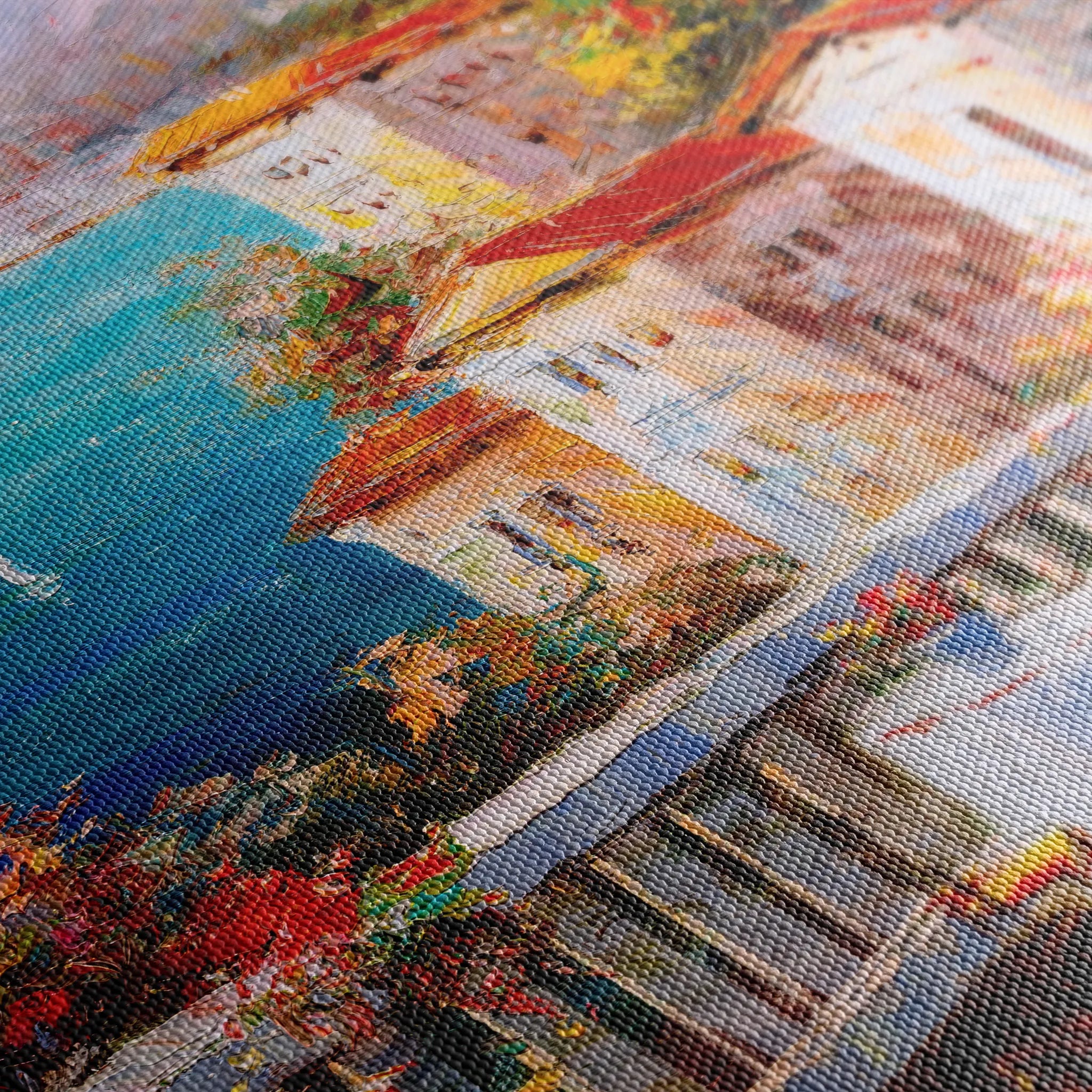 Landscape 019 Canvas Art 18" x 24" / 45 x 60 cm / Black