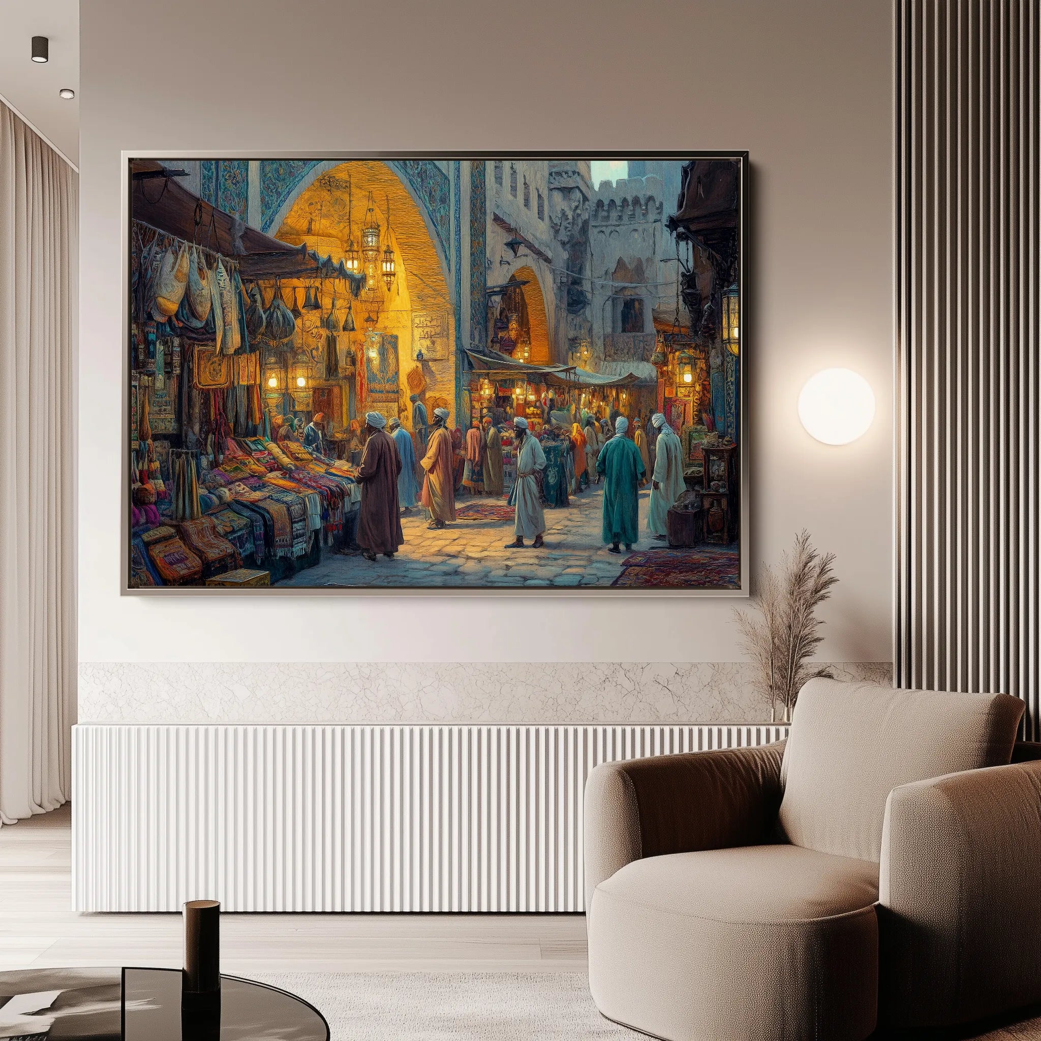 Orientalist 019 Canvas Art 18" x 24" / 45 x 60 cm / Black