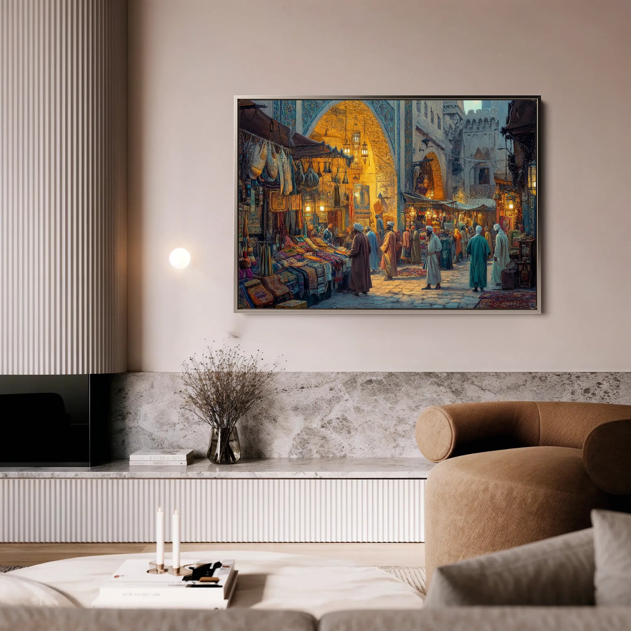Orientalist 019 Canvas Art 18" x 24" / 45 x 60 cm / Black