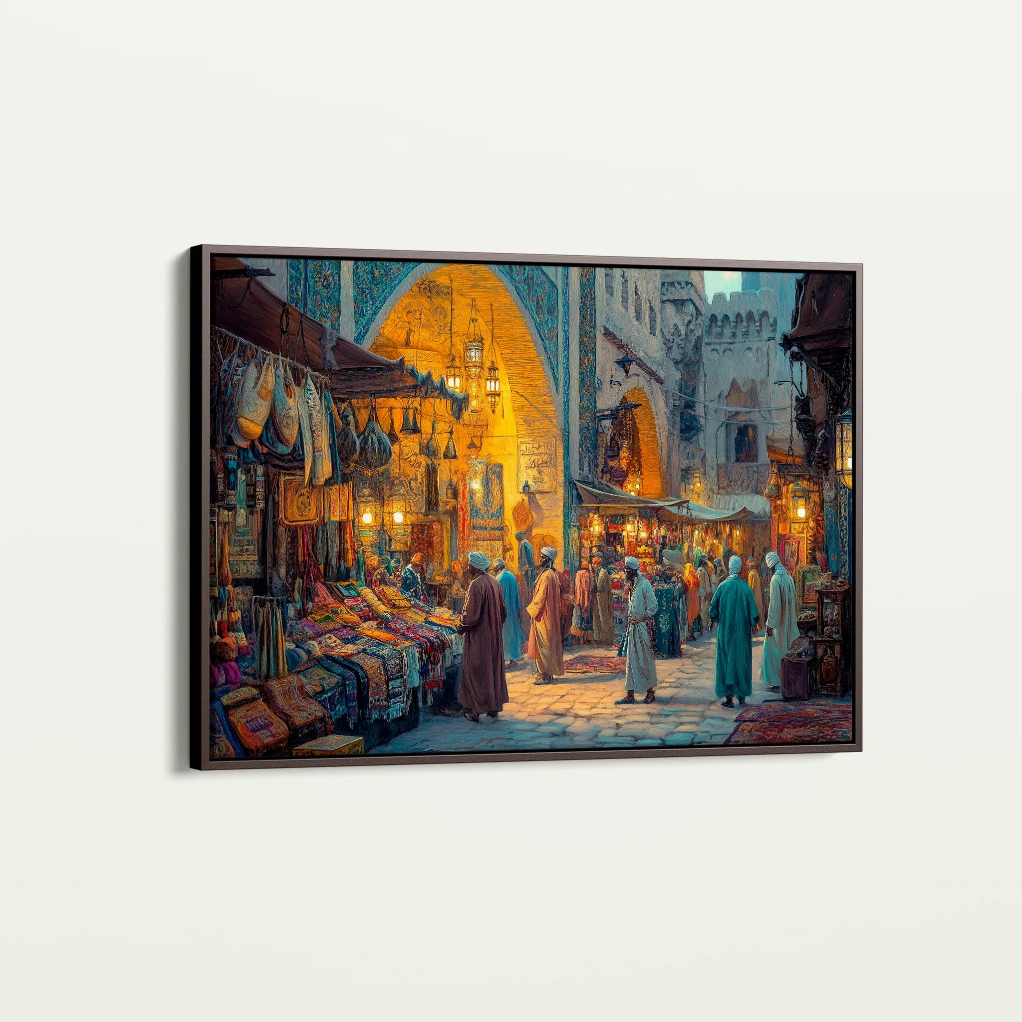 Orientalist 019 Canvas Art 18" x 24" / 45 x 60 cm / Black