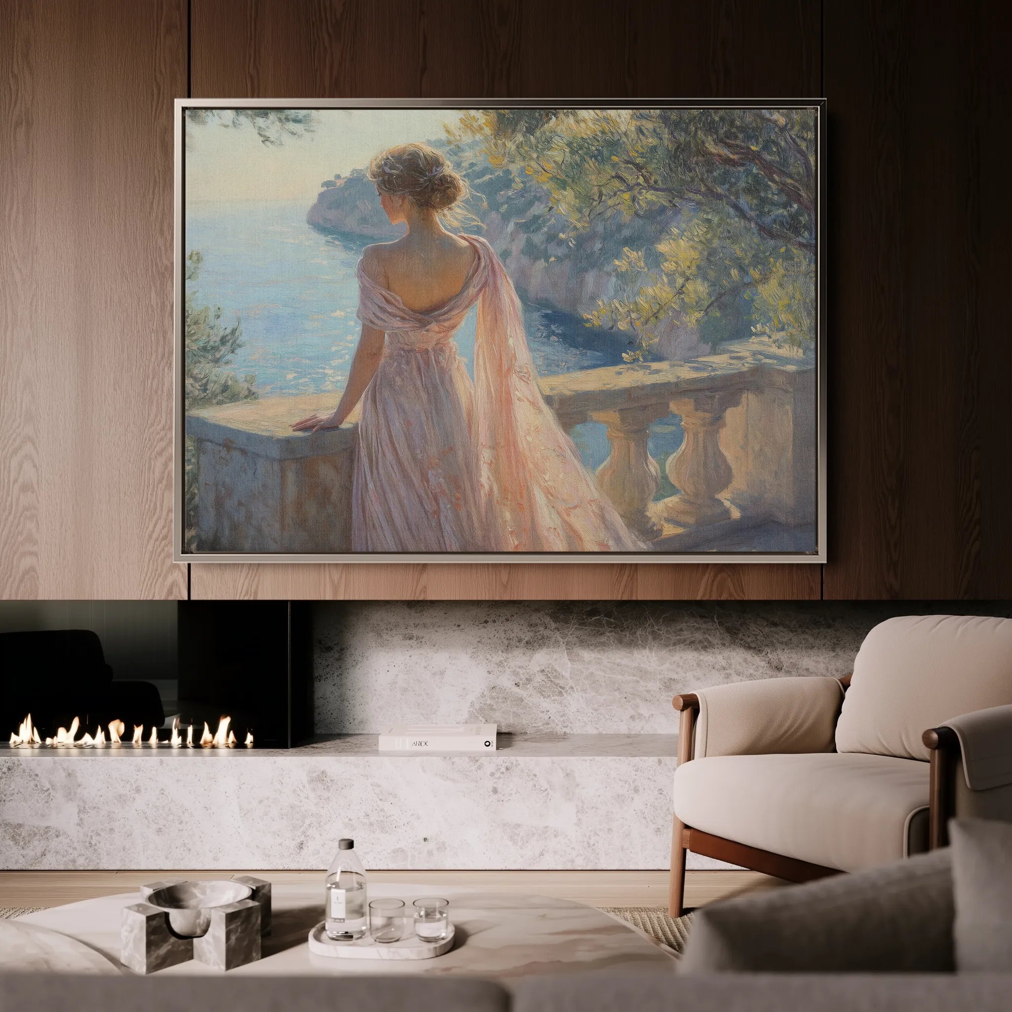 Classic 020 Canvas Art 18" x 24" / 45 x 60 cm / Black