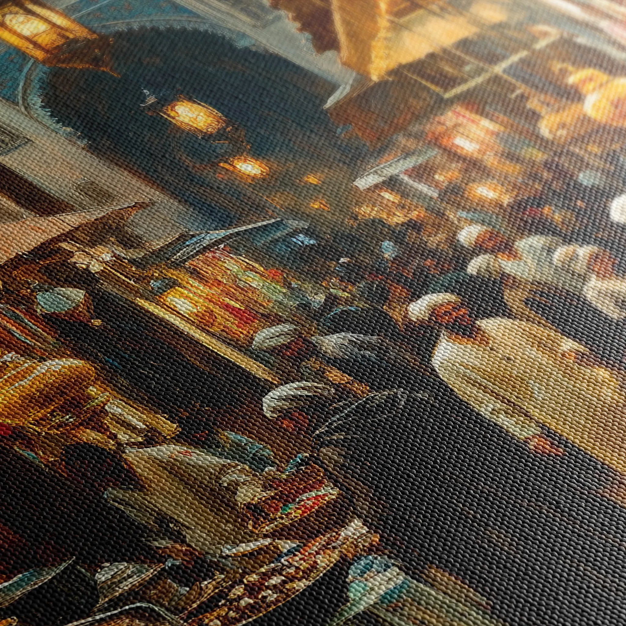 Orientalist 020 Canvas Art 18" x 24" / 45 x 60 cm / Black