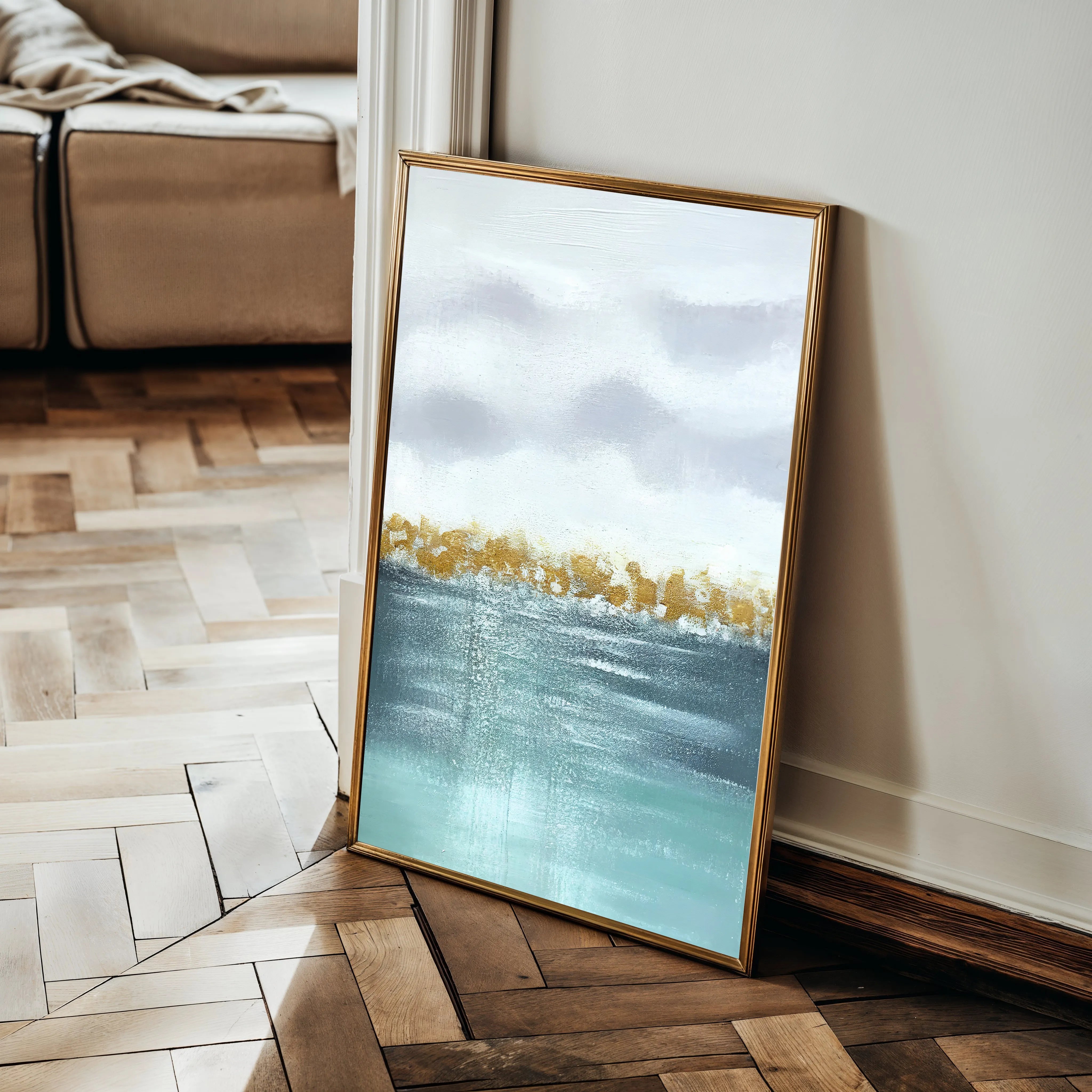 Abstract 021 Canvas Art 18" x 24" / 45 x 60 cm / Black
