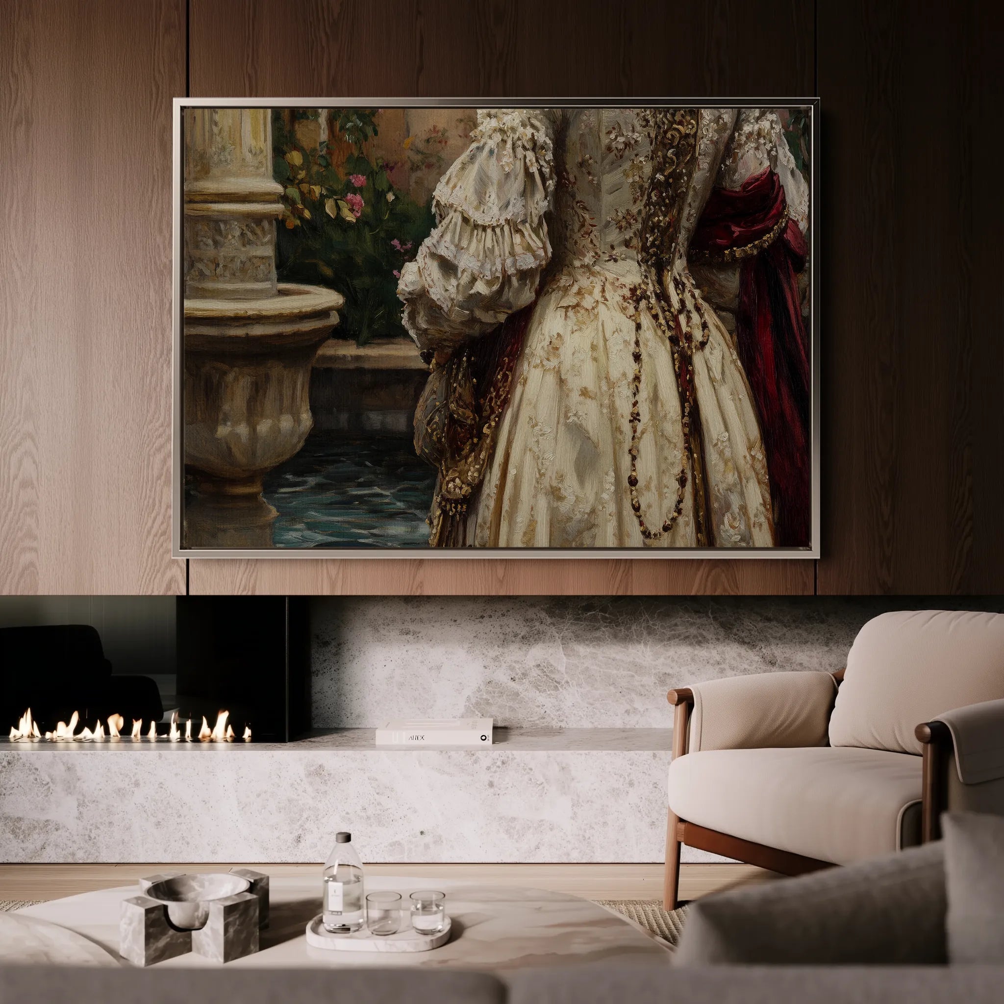 Classic 021 Canvas Art 18" x 24" / 45 x 60 cm / Black