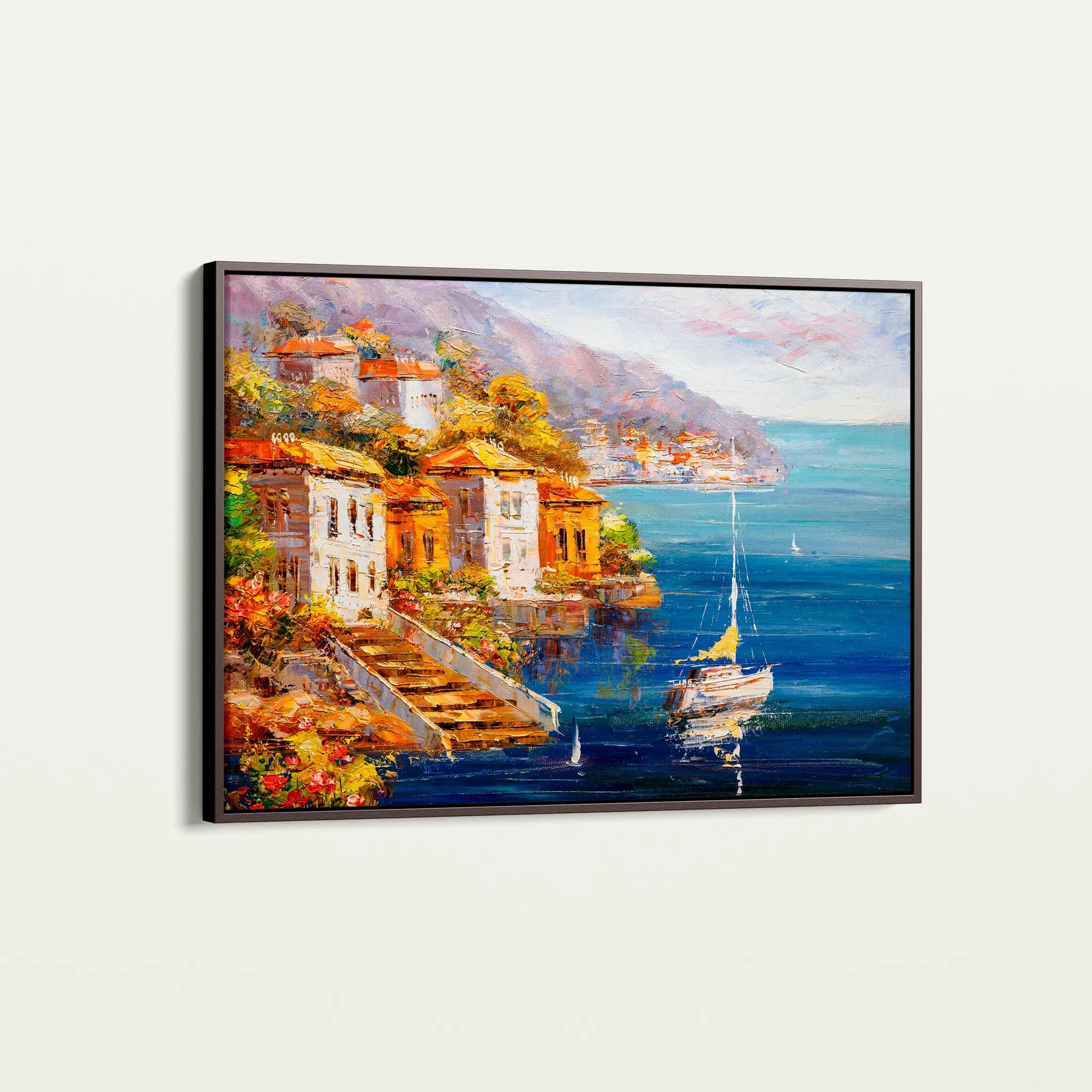 Landscape 021 Canvas Art 18" x 24" / 45 x 60 cm / Black
